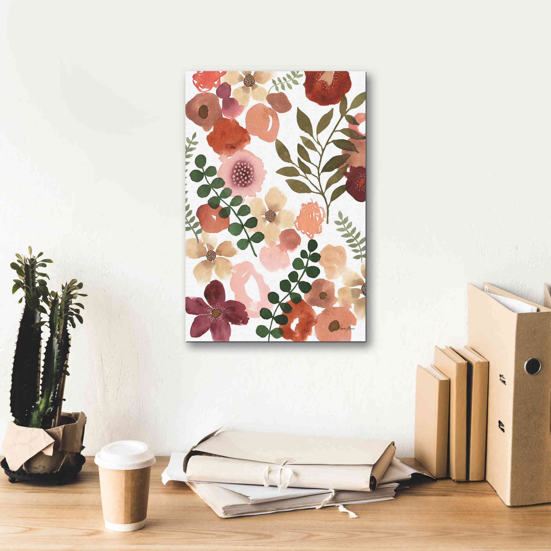 'Garden Dance III' by Laura Horn, Canvas Wall Art,12 x 18