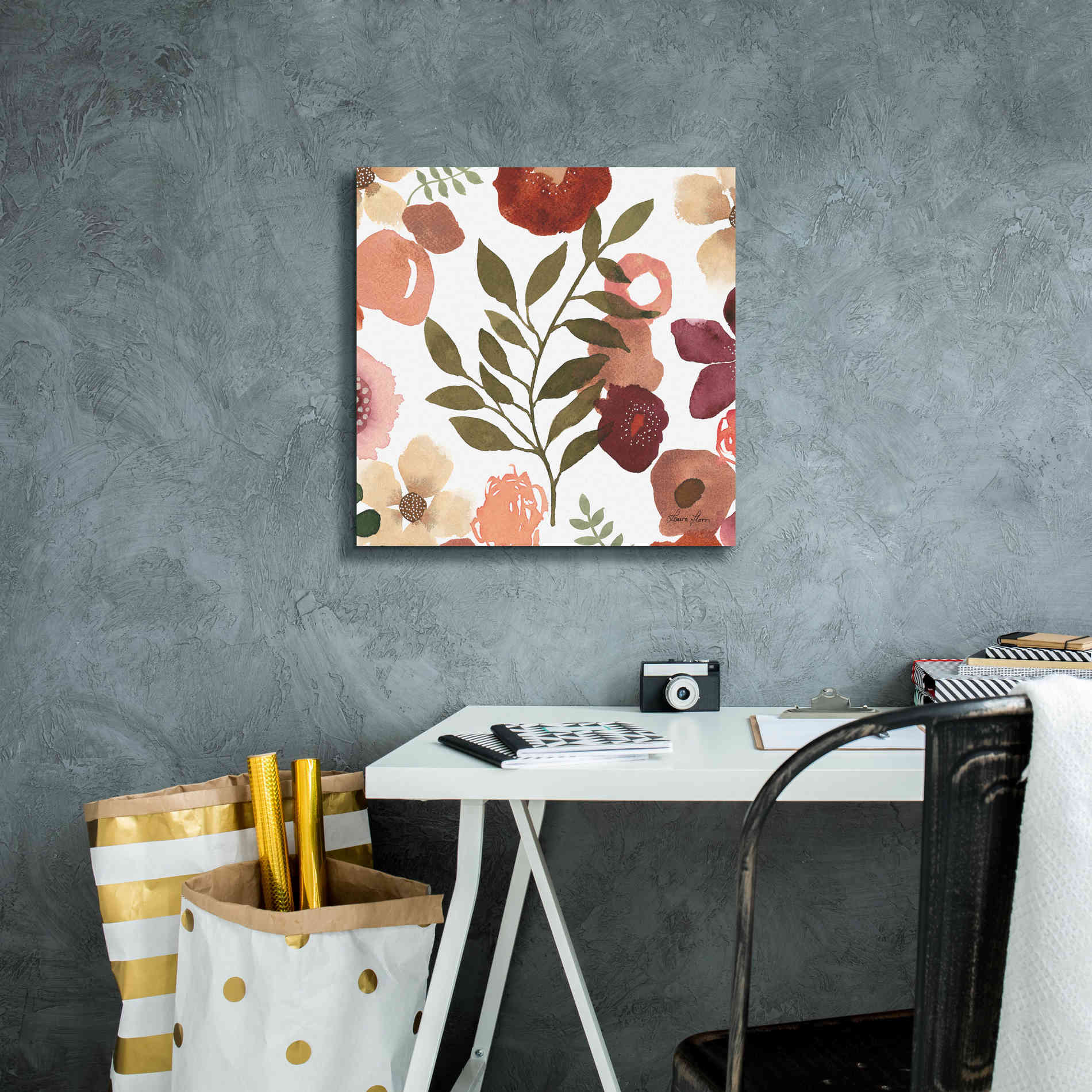 'Garden Dance IV' by Laura Horn, Canvas Wall Art,18 x 18