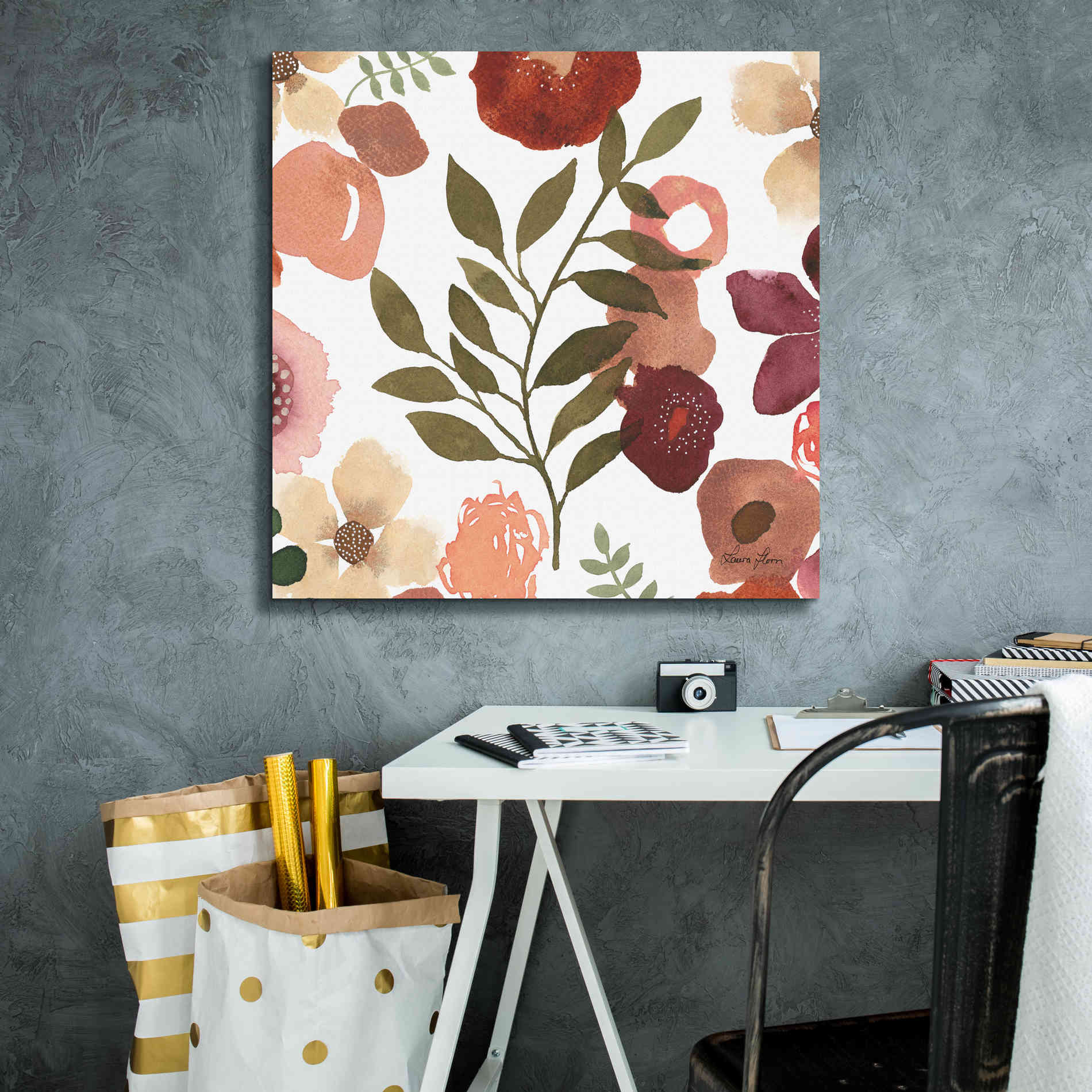 'Garden Dance IV' by Laura Horn, Canvas Wall Art,26 x 26