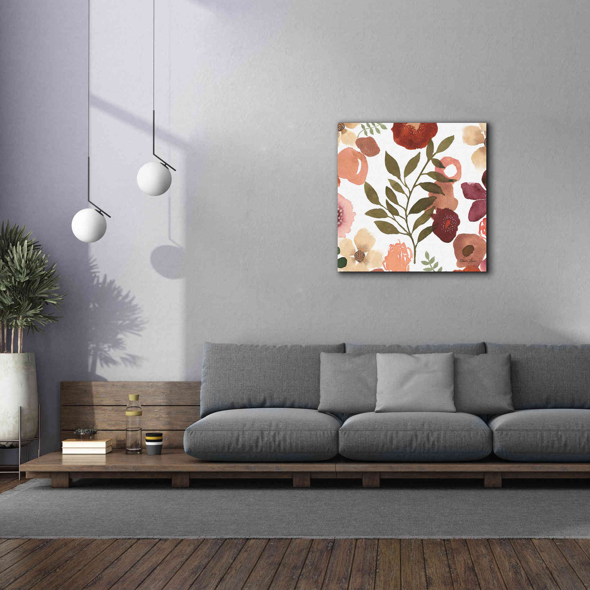 'Garden Dance IV' by Laura Horn, Canvas Wall Art,37 x 37