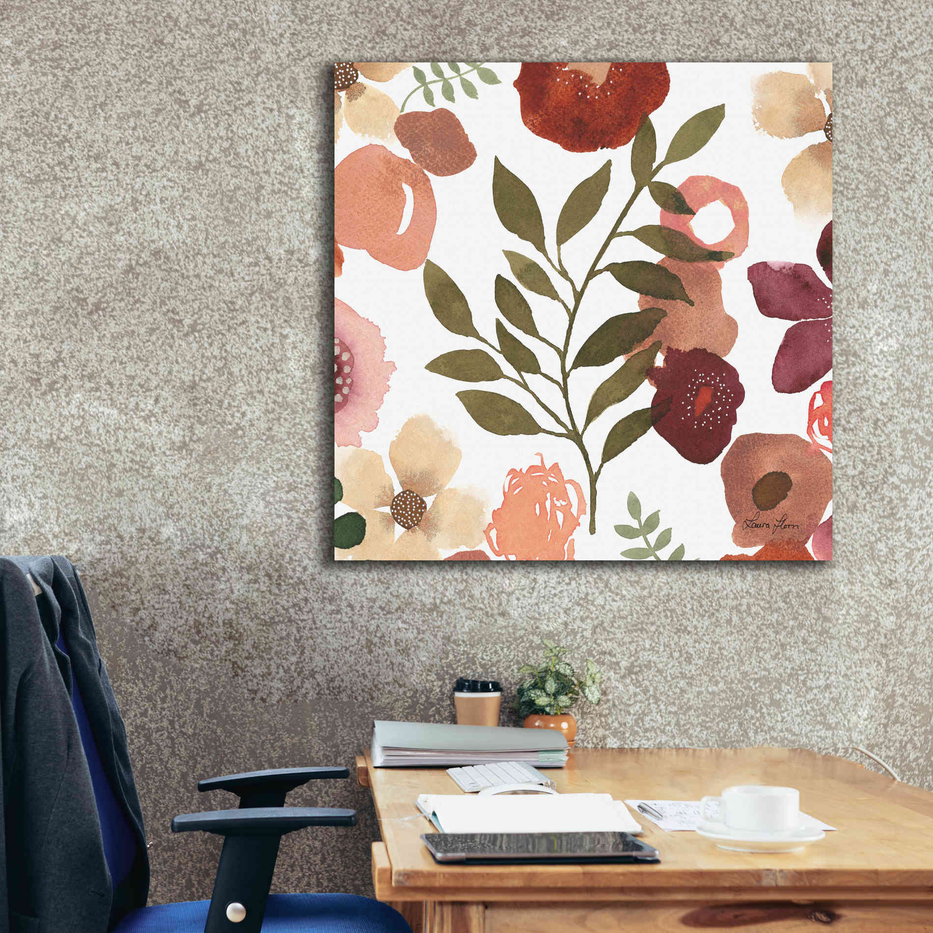 'Garden Dance IV' by Laura Horn, Canvas Wall Art,37 x 37