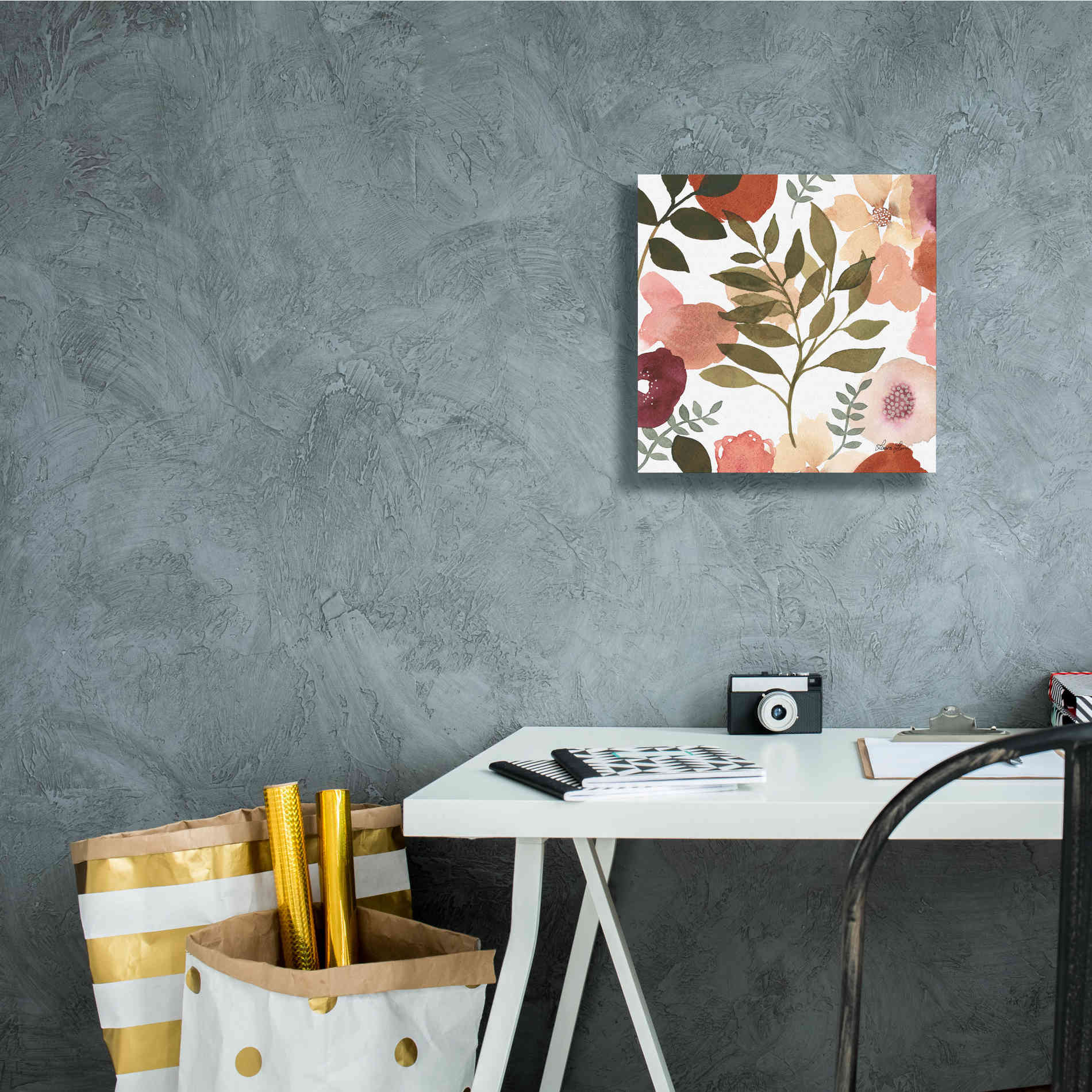 'Garden Dance V' by Laura Horn, Canvas Wall Art,12 x 12