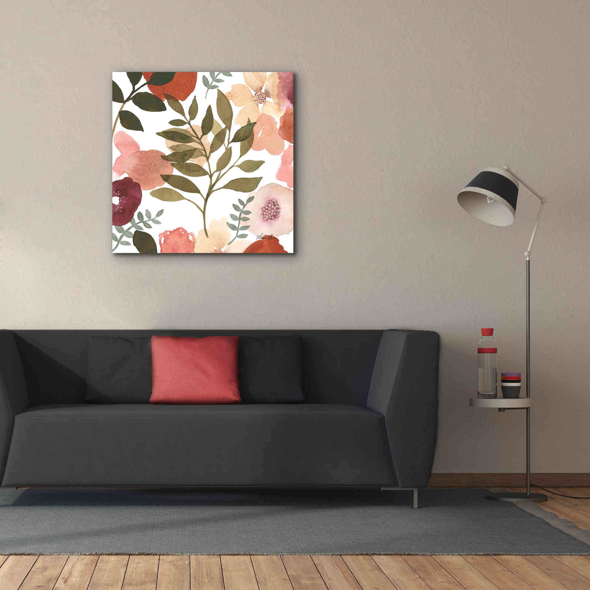 'Garden Dance V' by Laura Horn, Canvas Wall Art,37 x 37