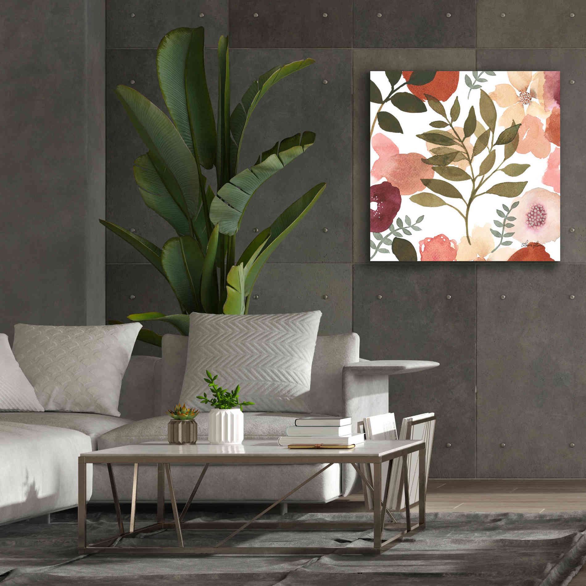 'Garden Dance V' by Laura Horn, Canvas Wall Art,37 x 37