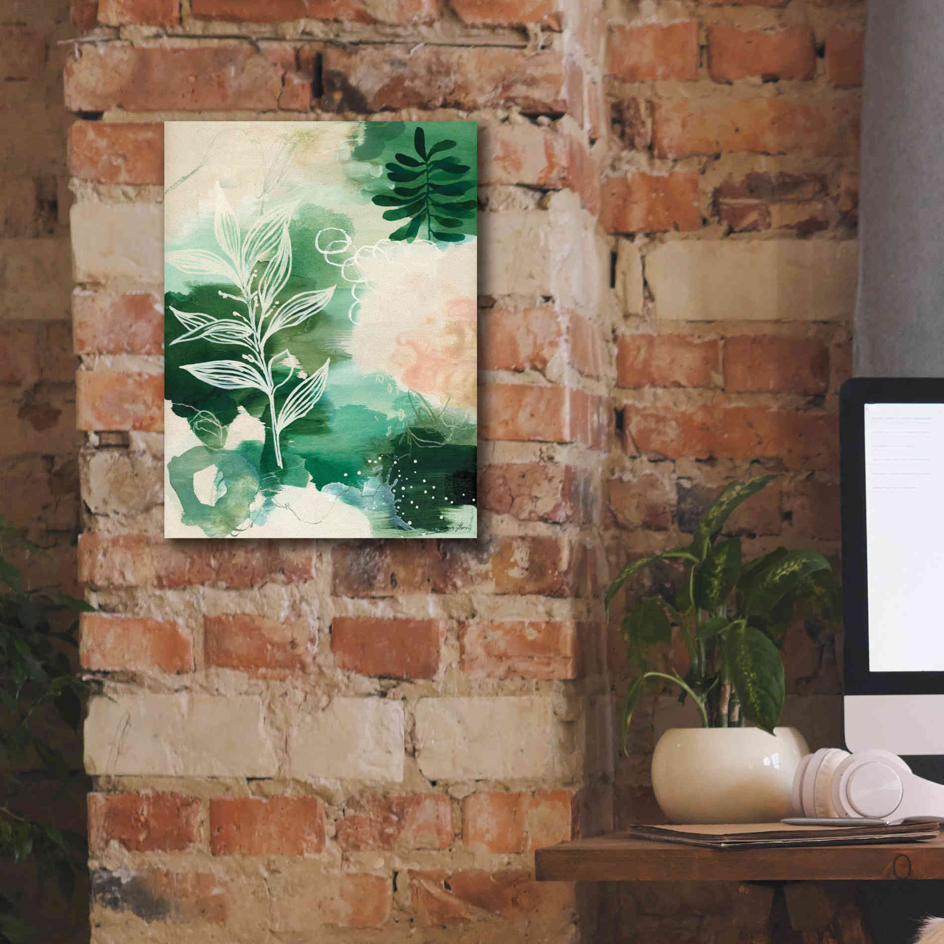 'Nature Story I' by Laura Horn, Canvas Wall Art,12 x 16