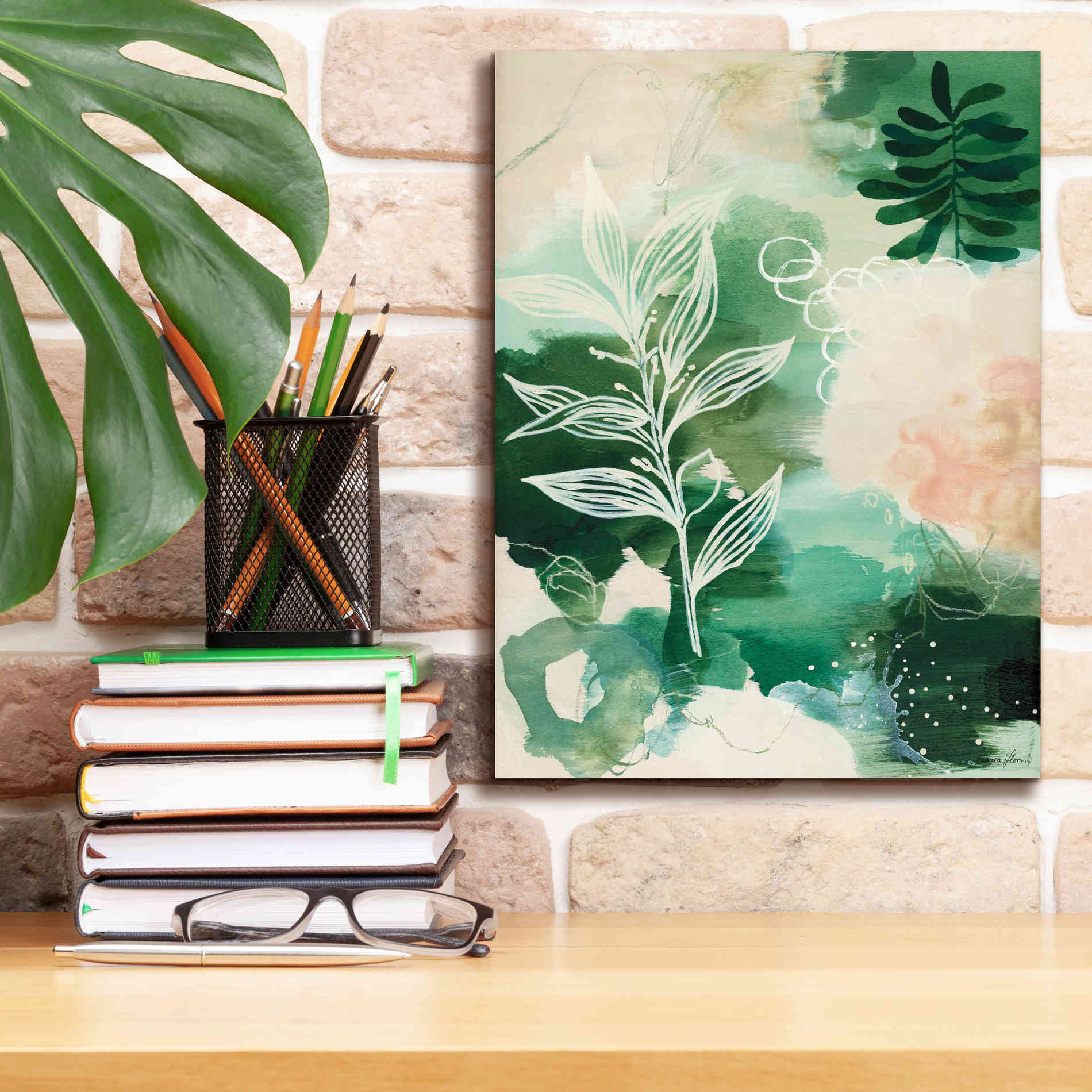 'Nature Story I' by Laura Horn, Canvas Wall Art,12 x 16