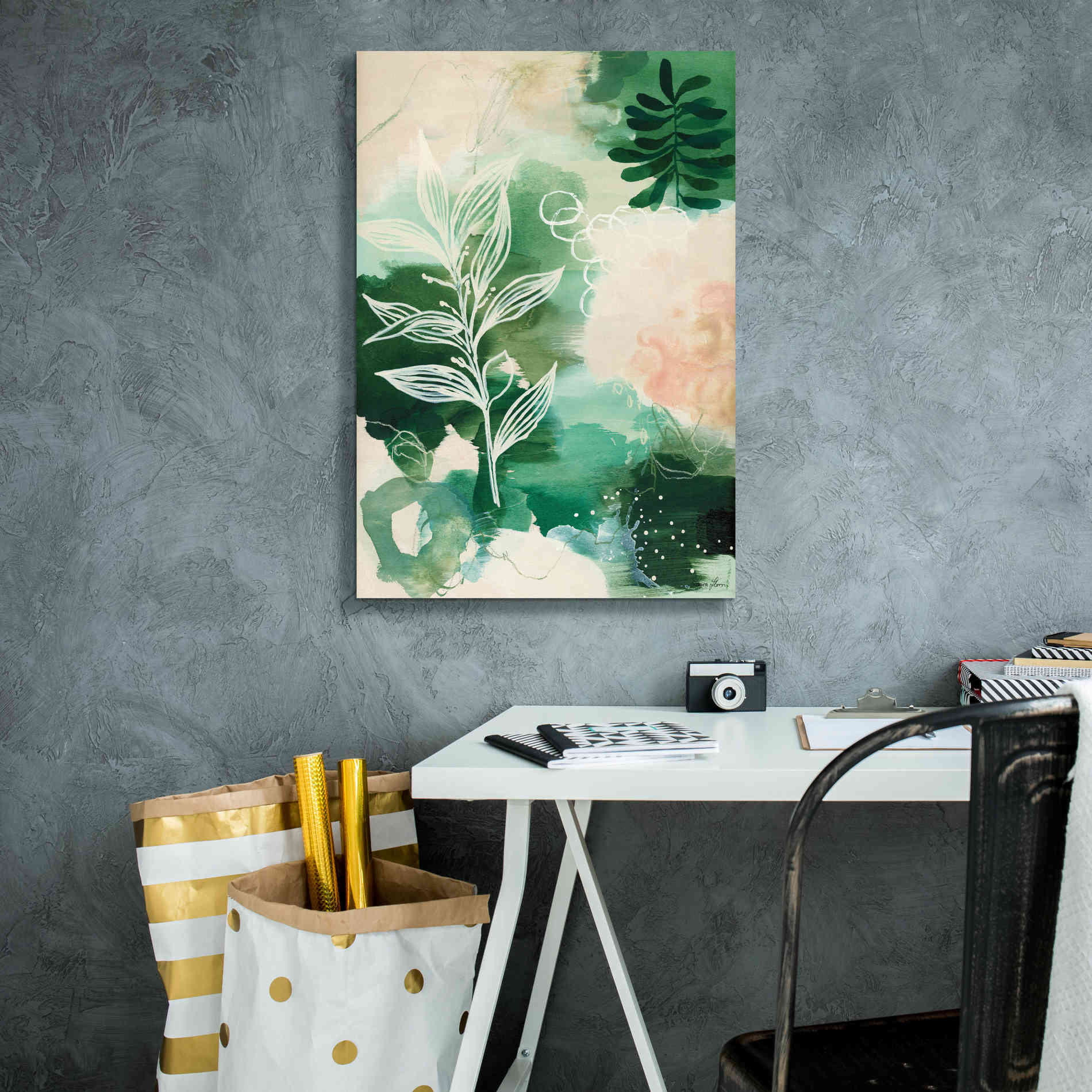 'Nature Story I' by Laura Horn, Canvas Wall Art,18 x 26