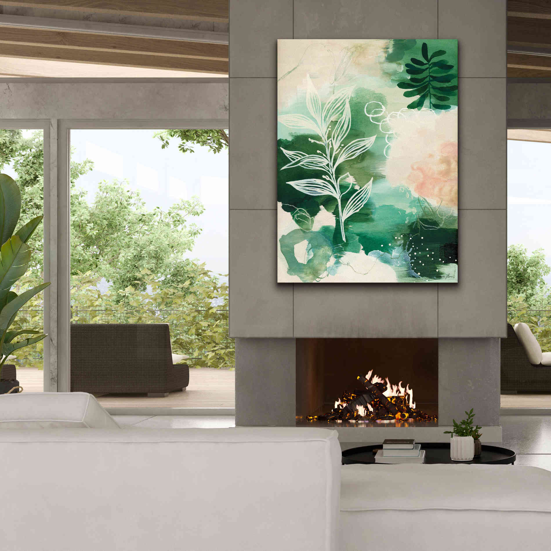 'Nature Story I' by Laura Horn, Canvas Wall Art,40 x 54