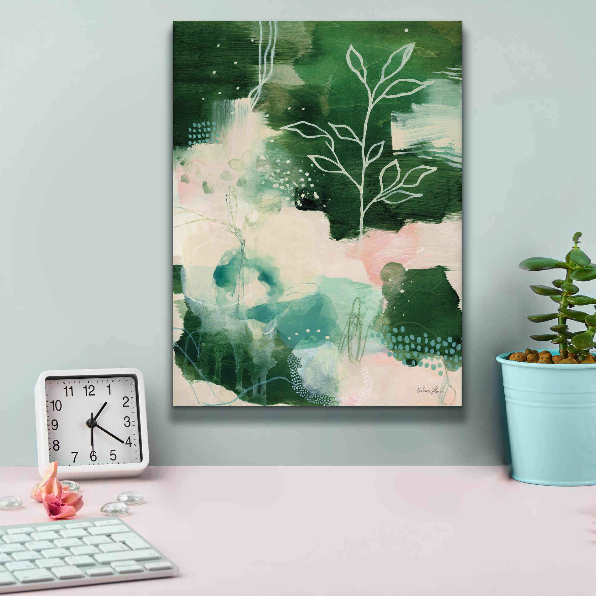 'Nature Story II' by Laura Horn, Canvas Wall Art,12 x 16