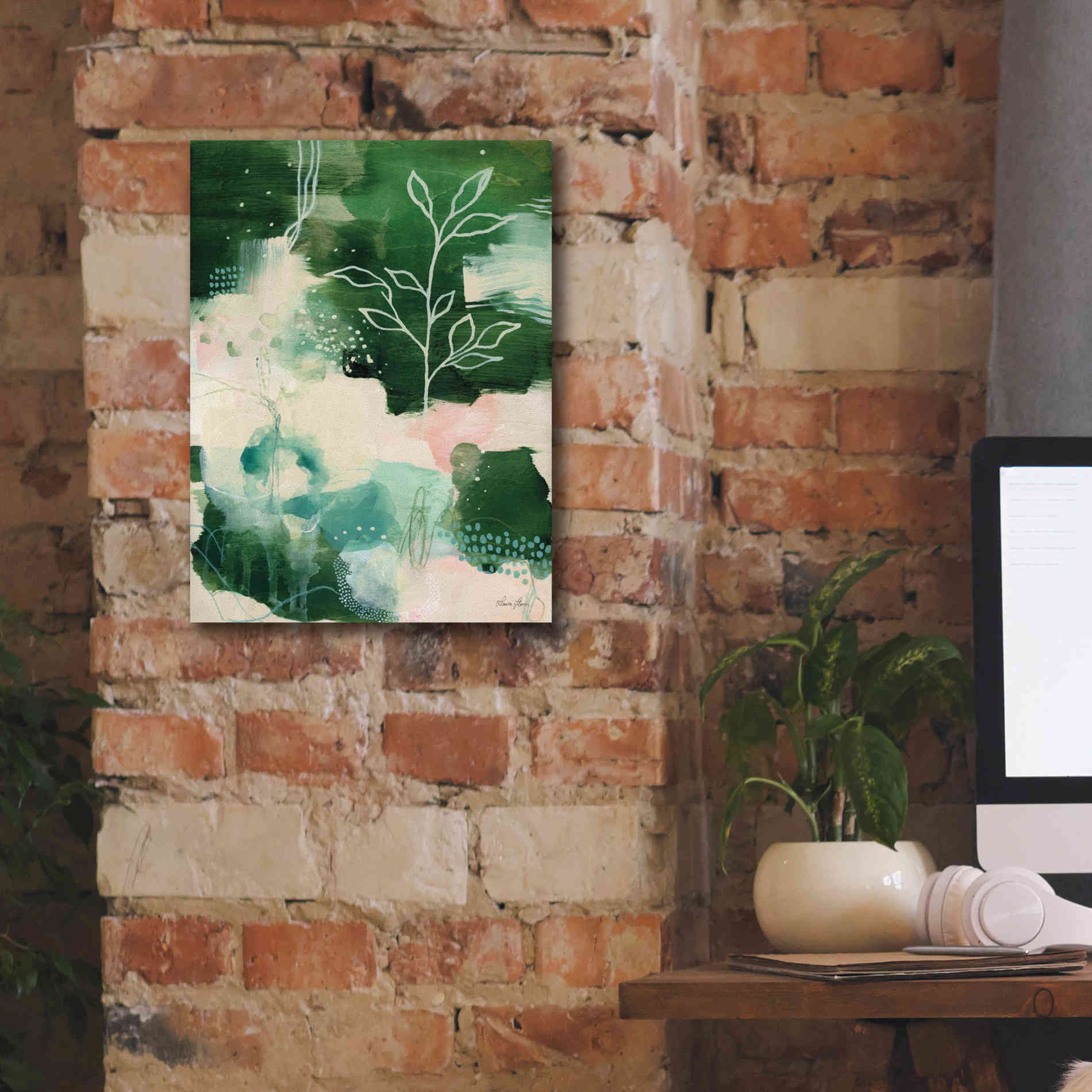 'Nature Story II' by Laura Horn, Canvas Wall Art,12 x 16