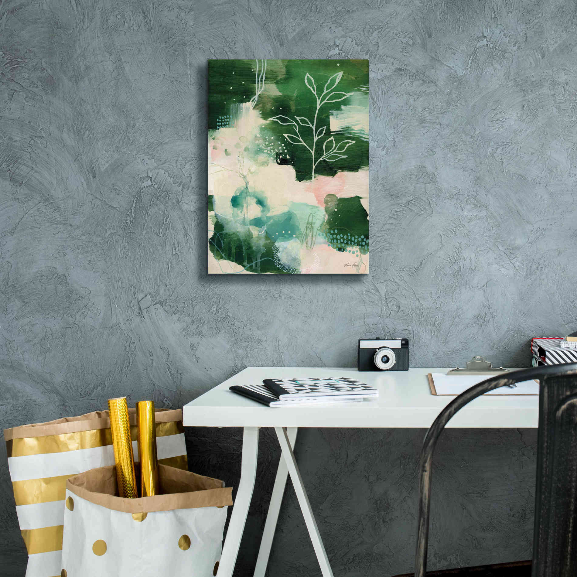 'Nature Story II' by Laura Horn, Canvas Wall Art,12 x 16