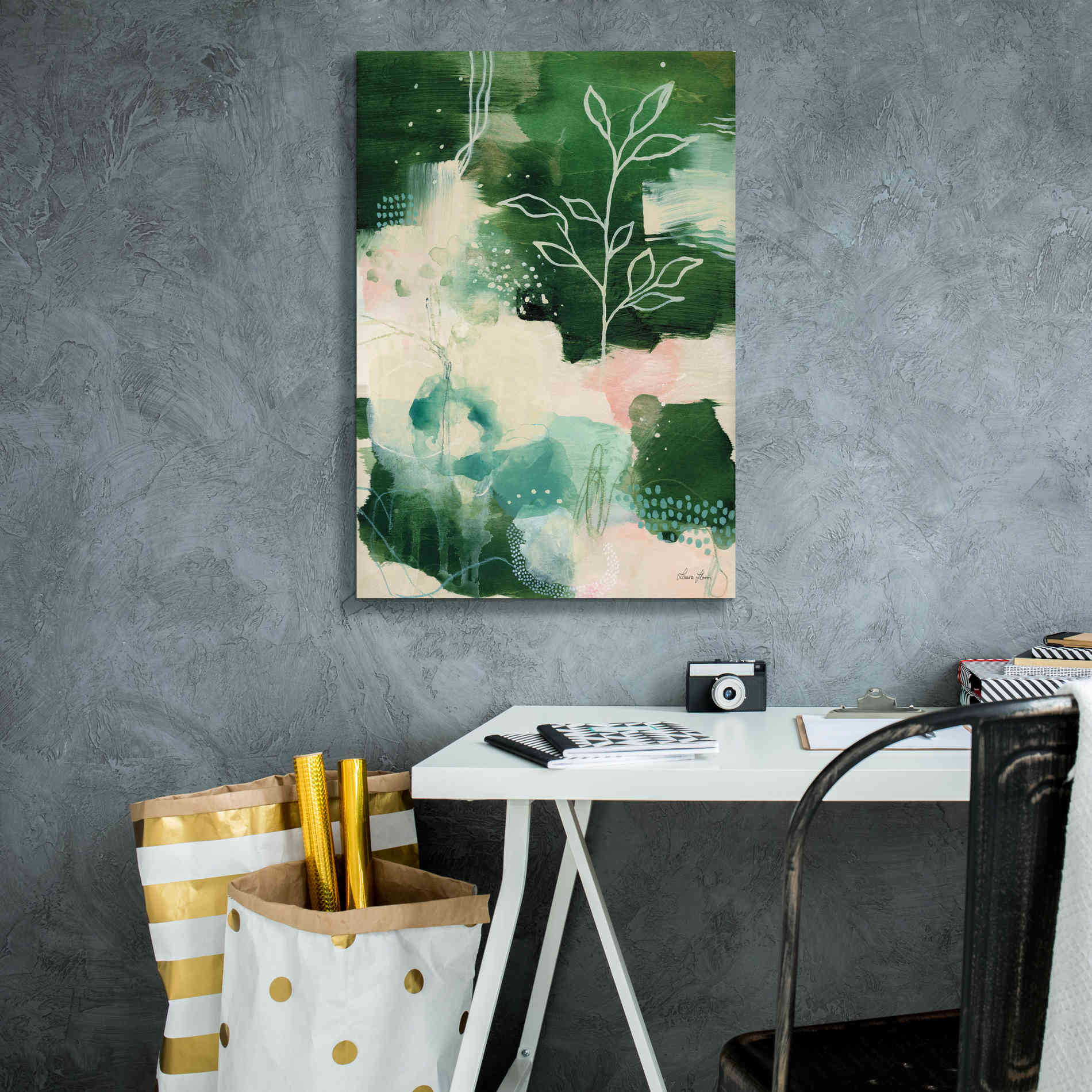 'Nature Story II' by Laura Horn, Canvas Wall Art,18 x 26