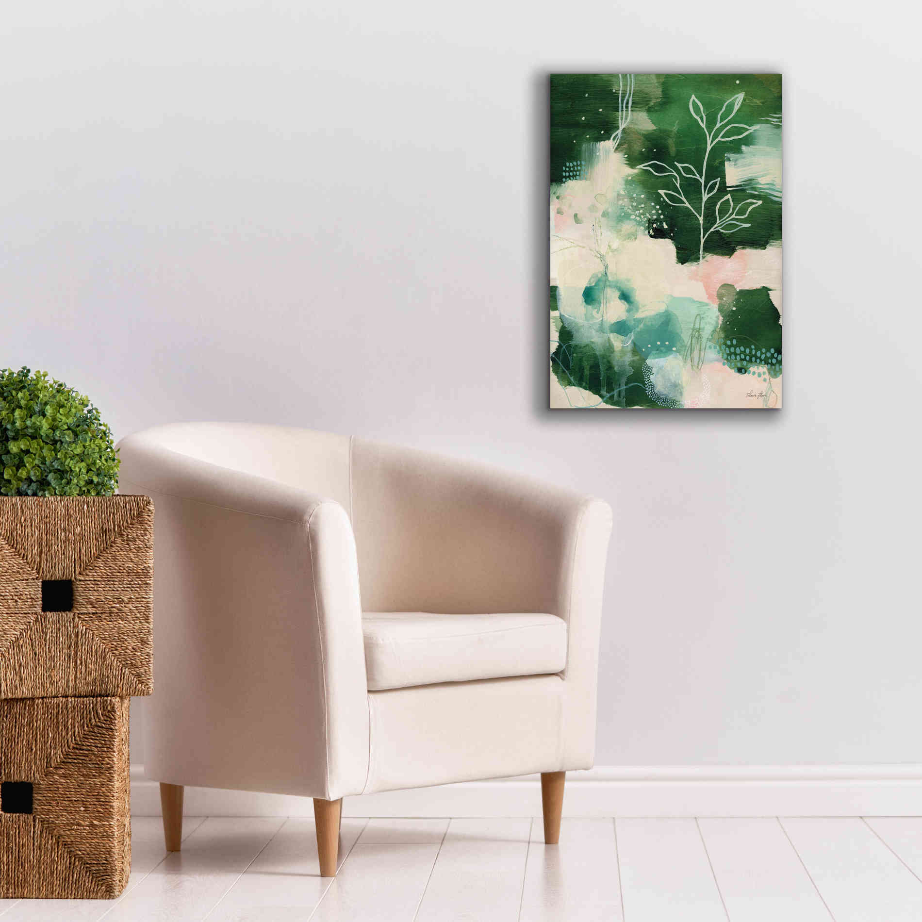 'Nature Story II' by Laura Horn, Canvas Wall Art,18 x 26