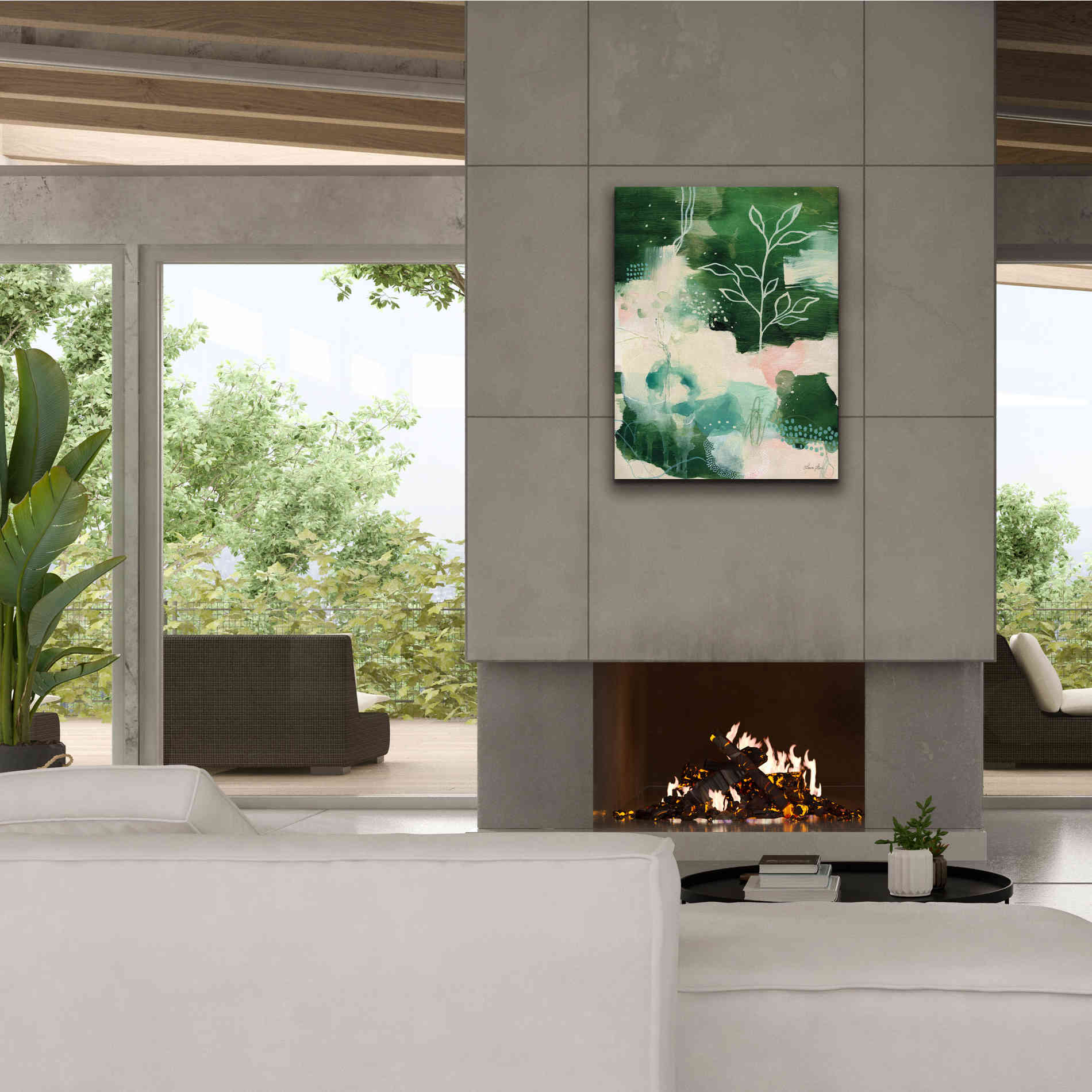 'Nature Story II' by Laura Horn, Canvas Wall Art,26 x 34