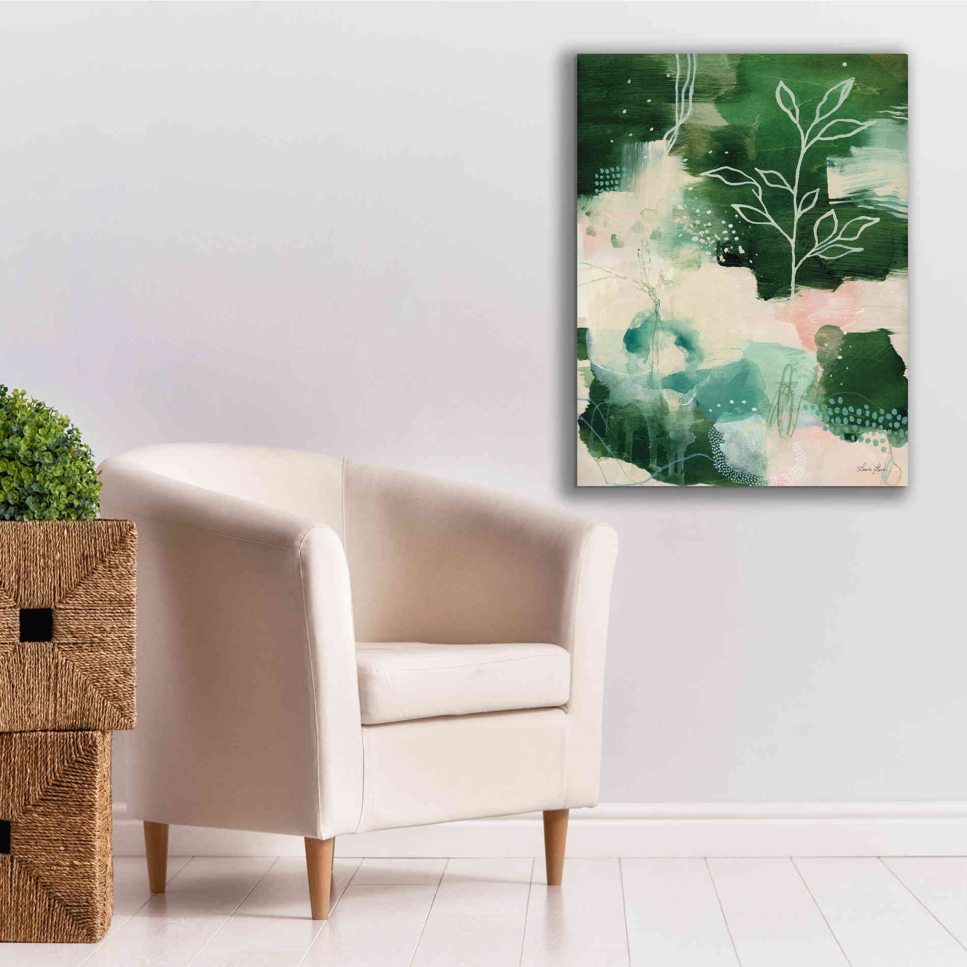 'Nature Story II' by Laura Horn, Canvas Wall Art,26 x 34