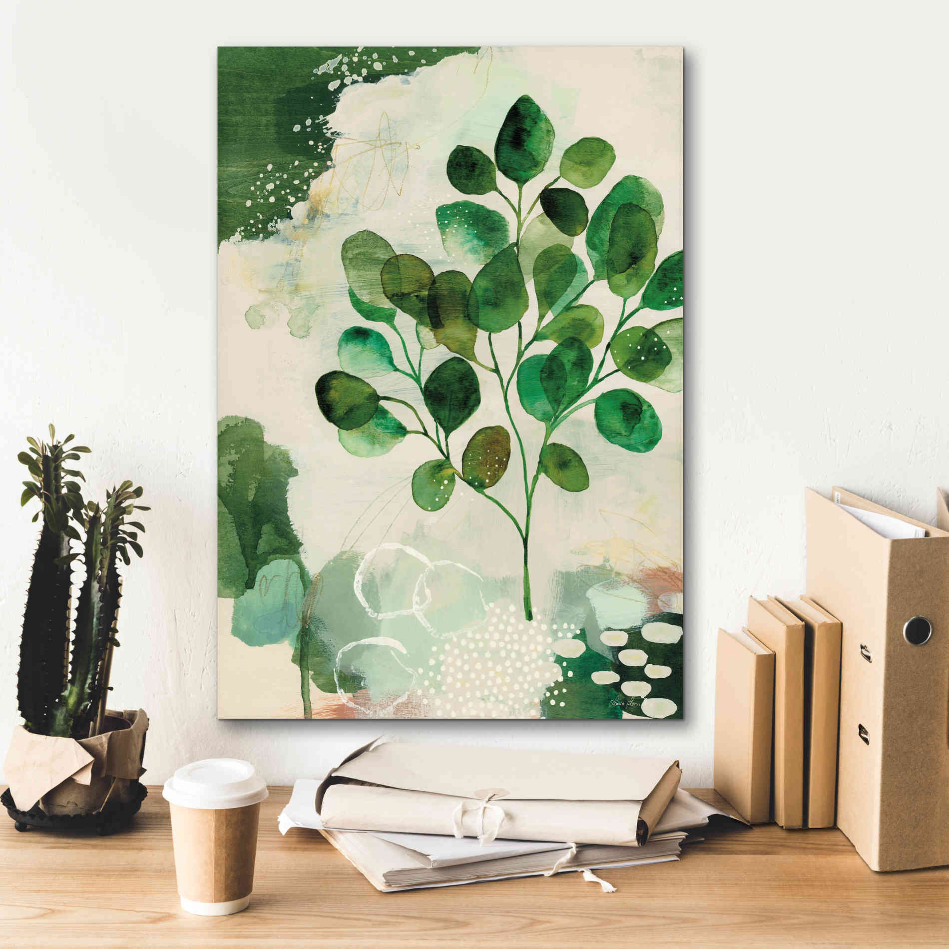 'Nature Story III' by Laura Horn, Canvas Wall Art,18 x 26