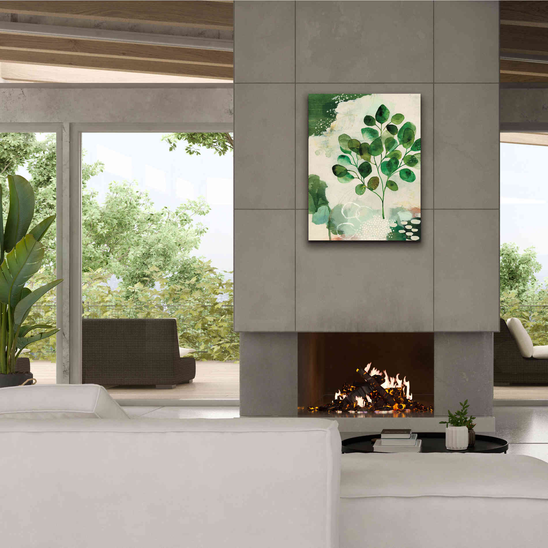 'Nature Story III' by Laura Horn, Canvas Wall Art,26 x 34