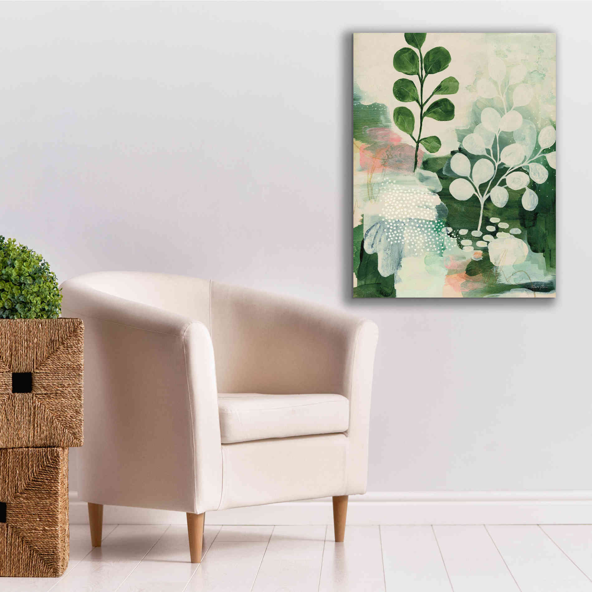 'Nature Story IV' by Laura Horn, Canvas Wall Art,26 x 34