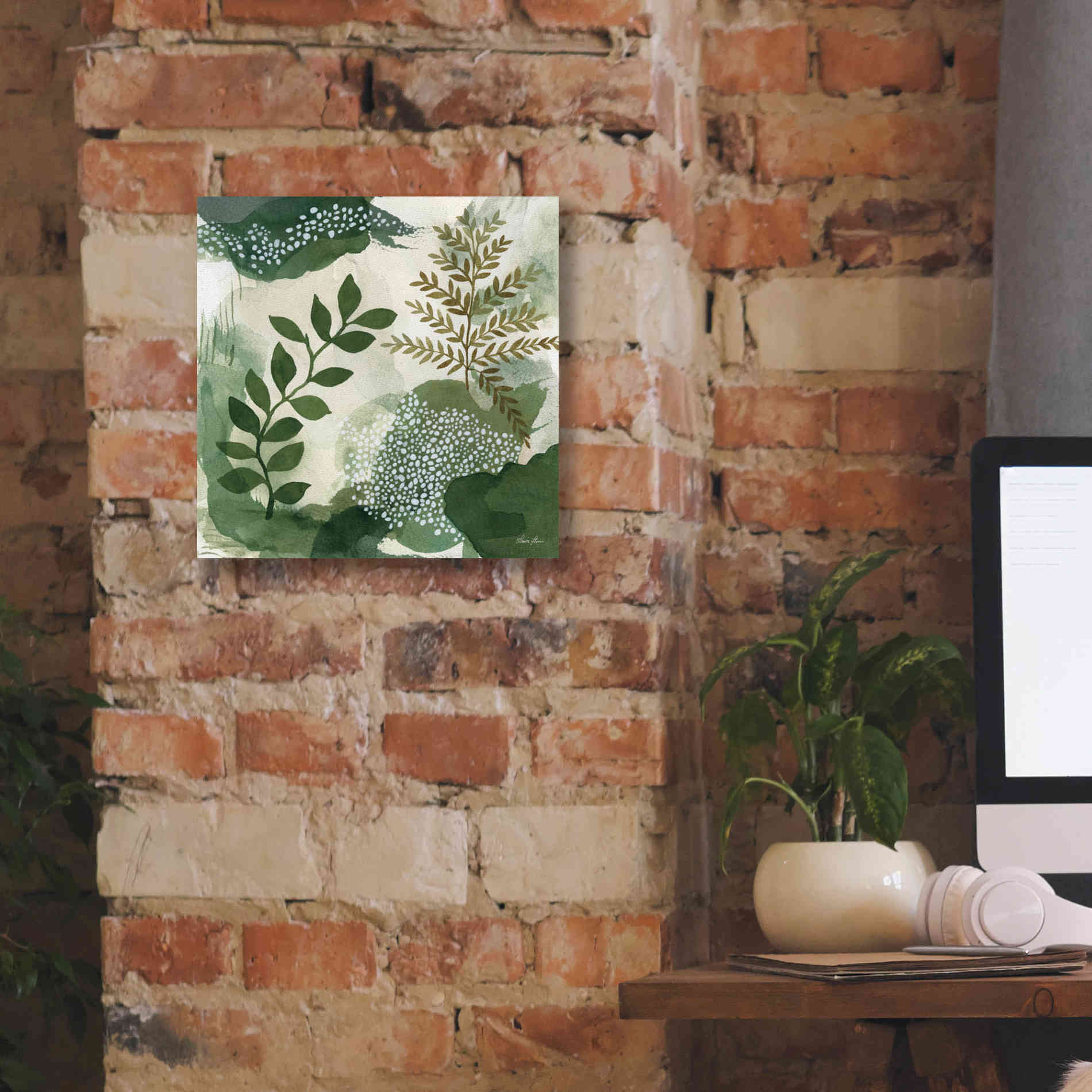 'Woodland Walk I' by Laura Horn, Canvas Wall Art,12 x 12