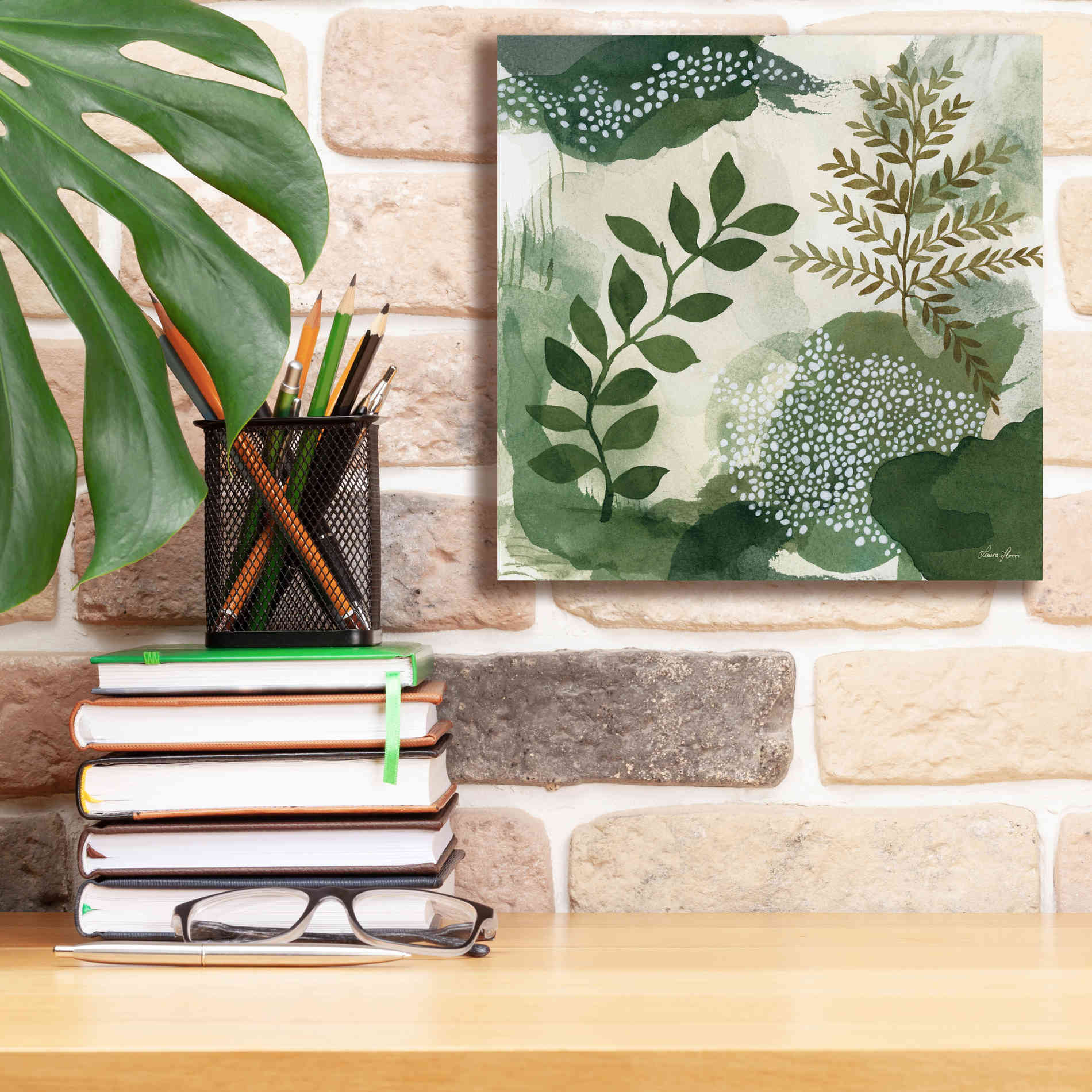 'Woodland Walk I' by Laura Horn, Canvas Wall Art,12 x 12