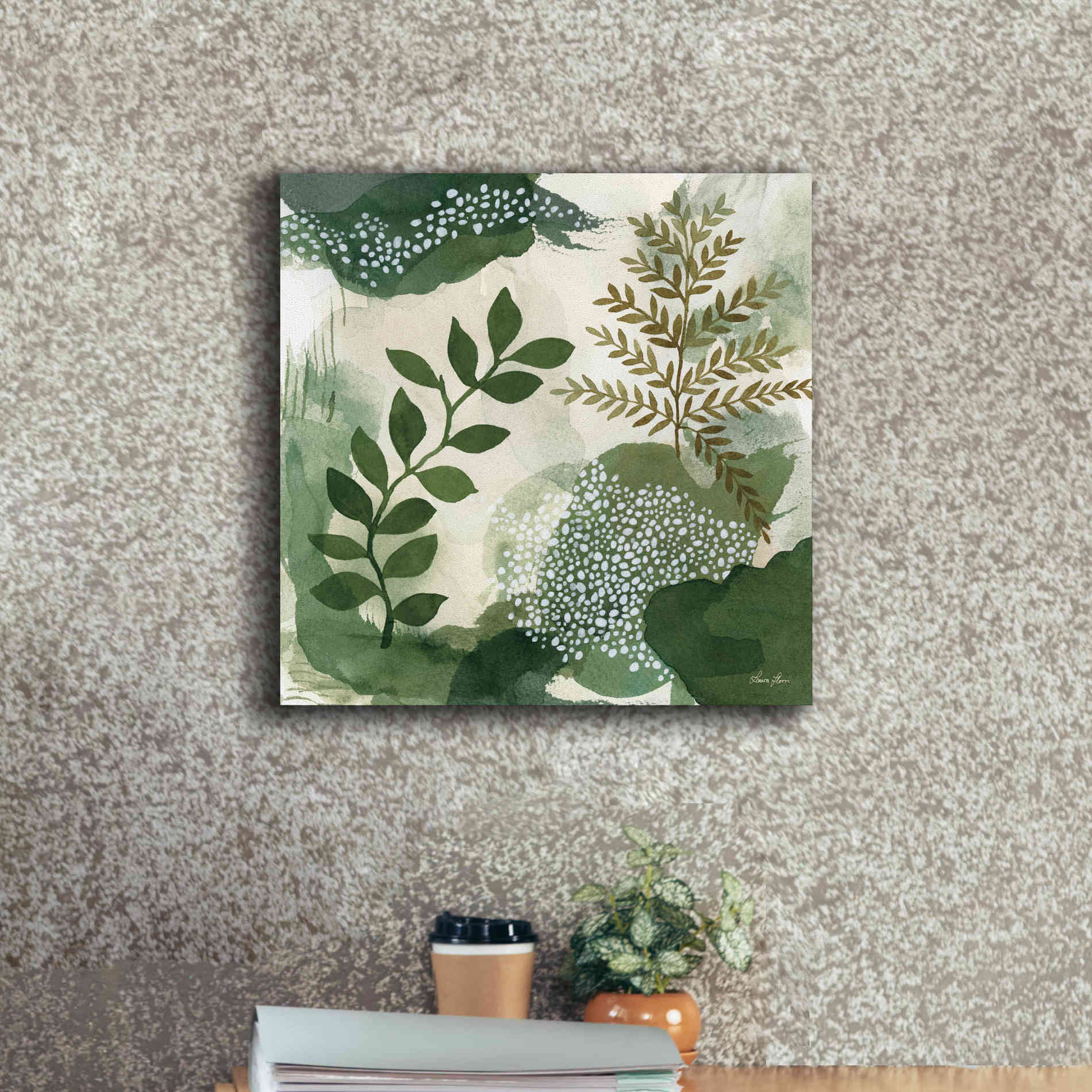 'Woodland Walk I' by Laura Horn, Canvas Wall Art,18 x 18