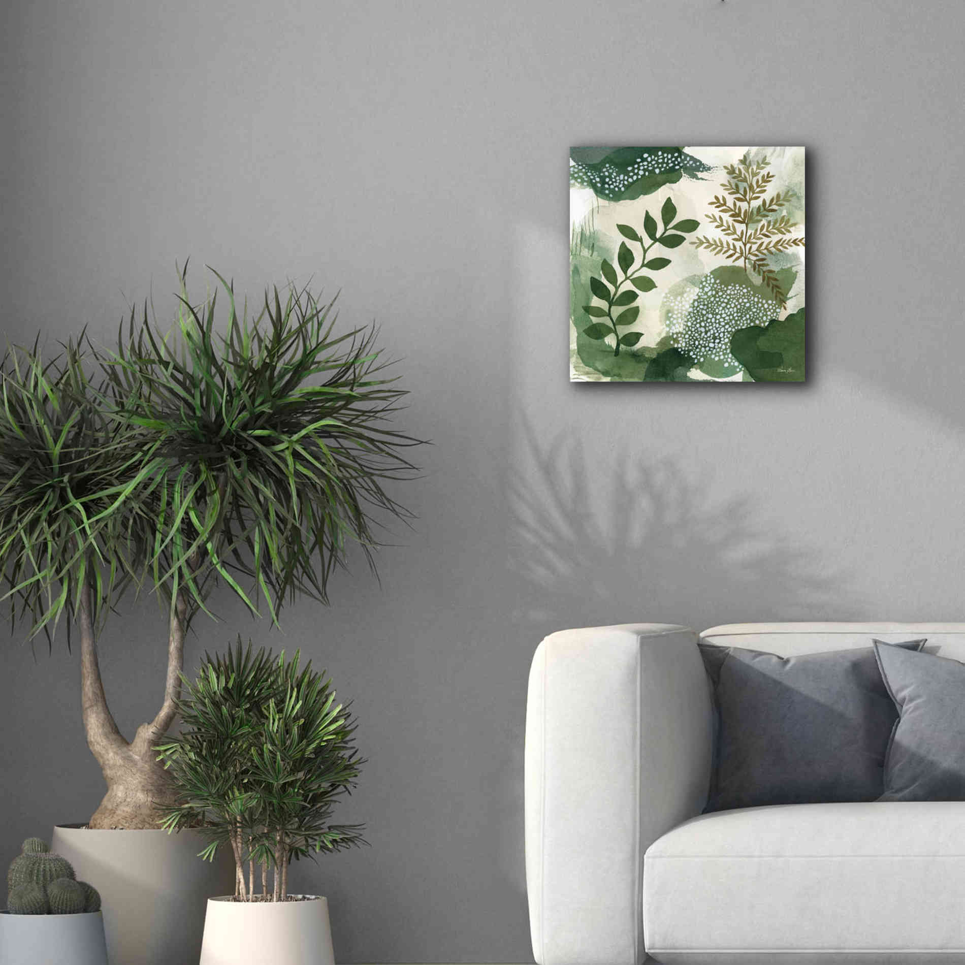 'Woodland Walk I' by Laura Horn, Canvas Wall Art,18 x 18