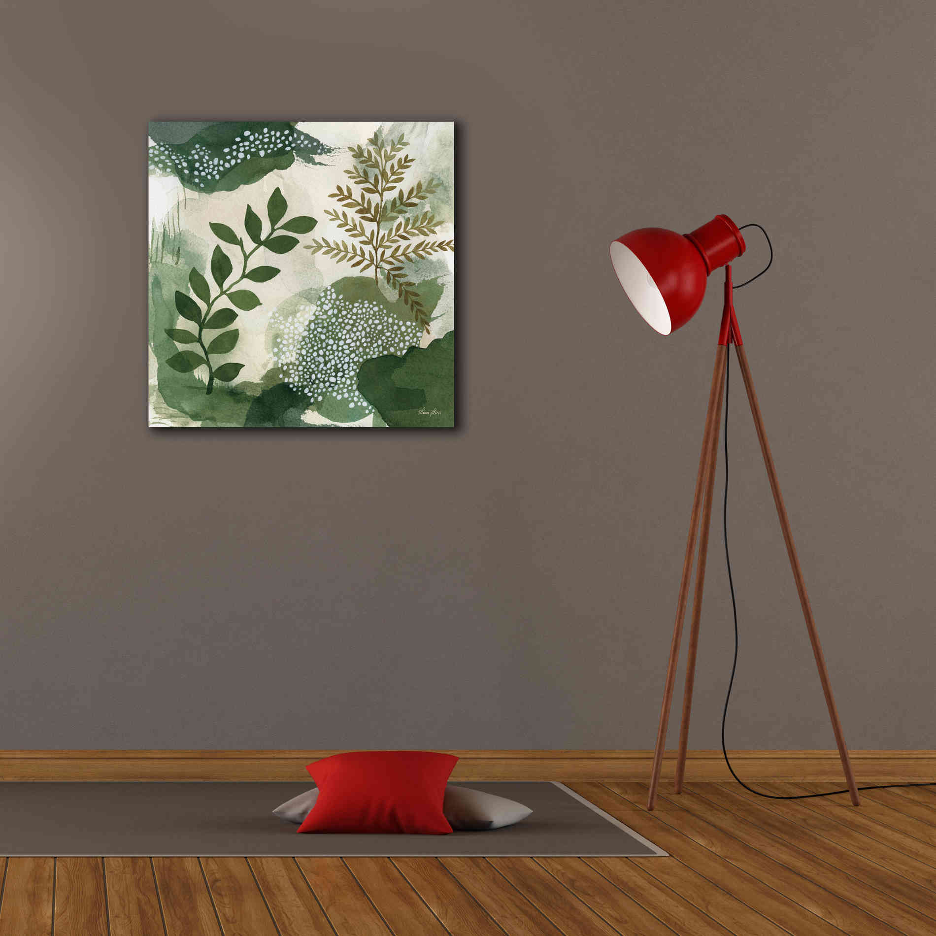 'Woodland Walk I' by Laura Horn, Canvas Wall Art,26 x 26