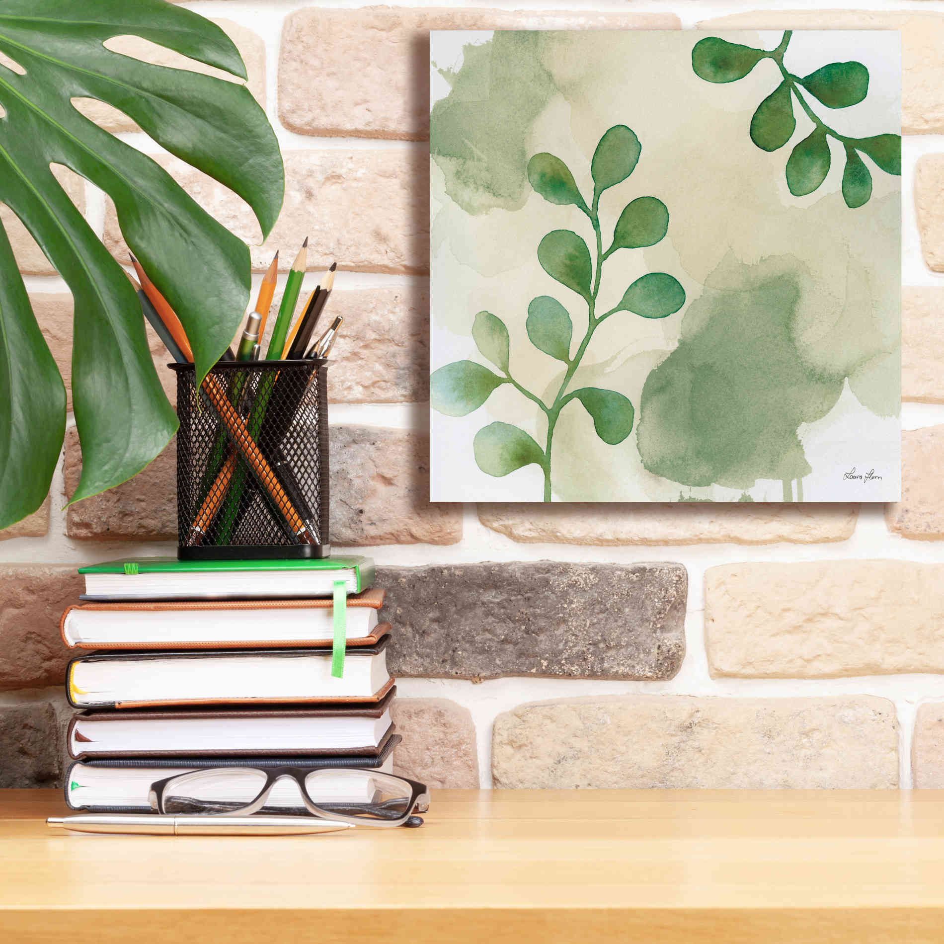 'Woodland Walk II' by Laura Horn, Canvas Wall Art,12 x 12