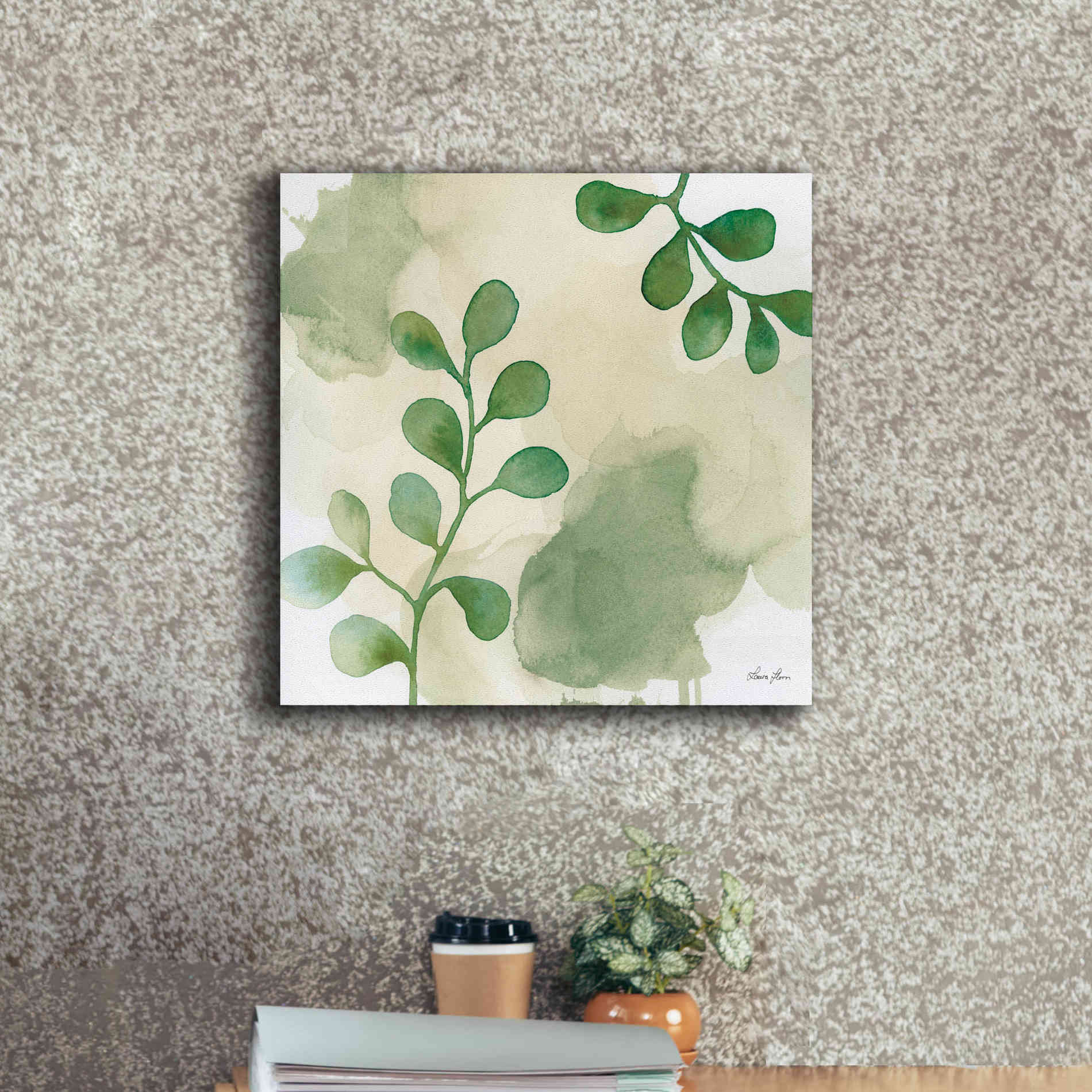 'Woodland Walk II' by Laura Horn, Canvas Wall Art,18 x 18