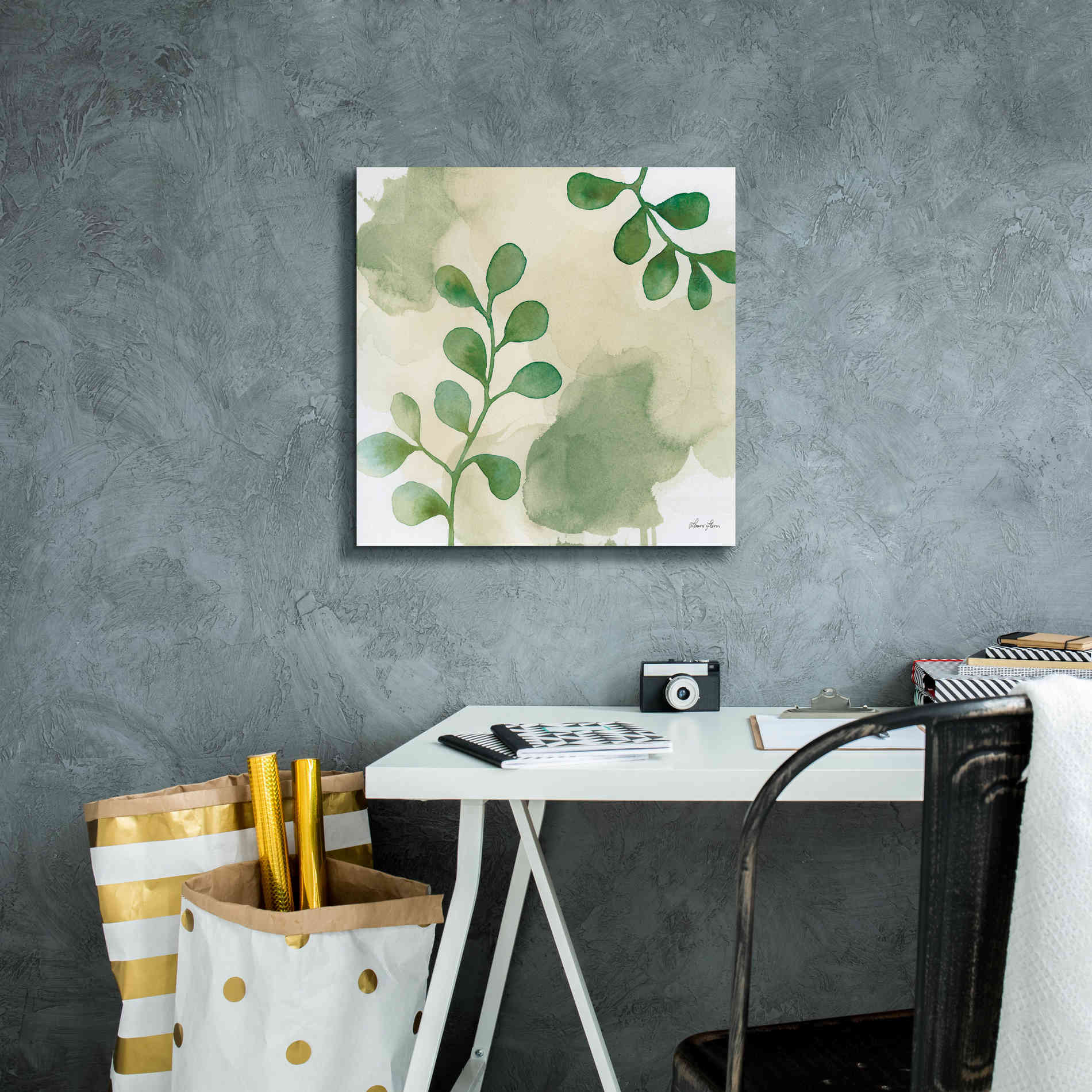 'Woodland Walk II' by Laura Horn, Canvas Wall Art,18 x 18