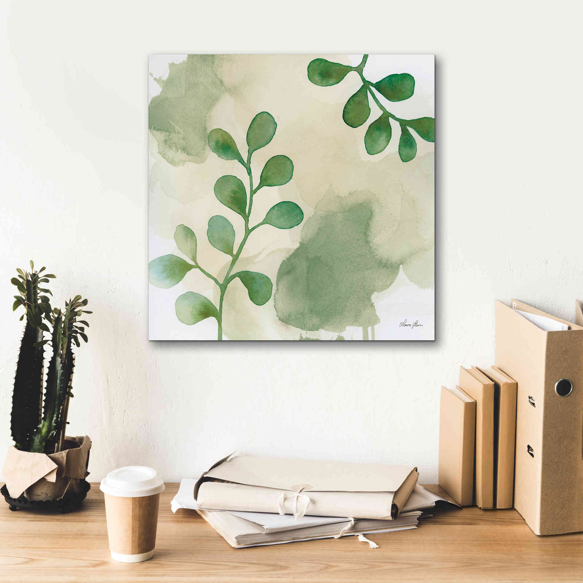 'Woodland Walk II' by Laura Horn, Canvas Wall Art,18 x 18