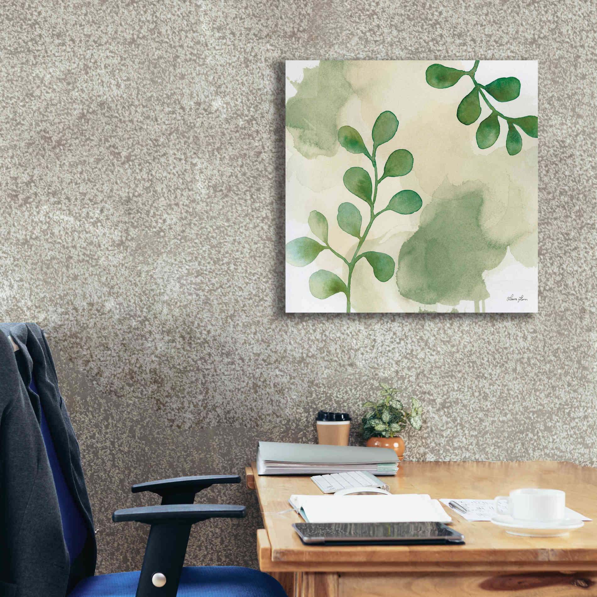 'Woodland Walk II' by Laura Horn, Canvas Wall Art,26 x 26