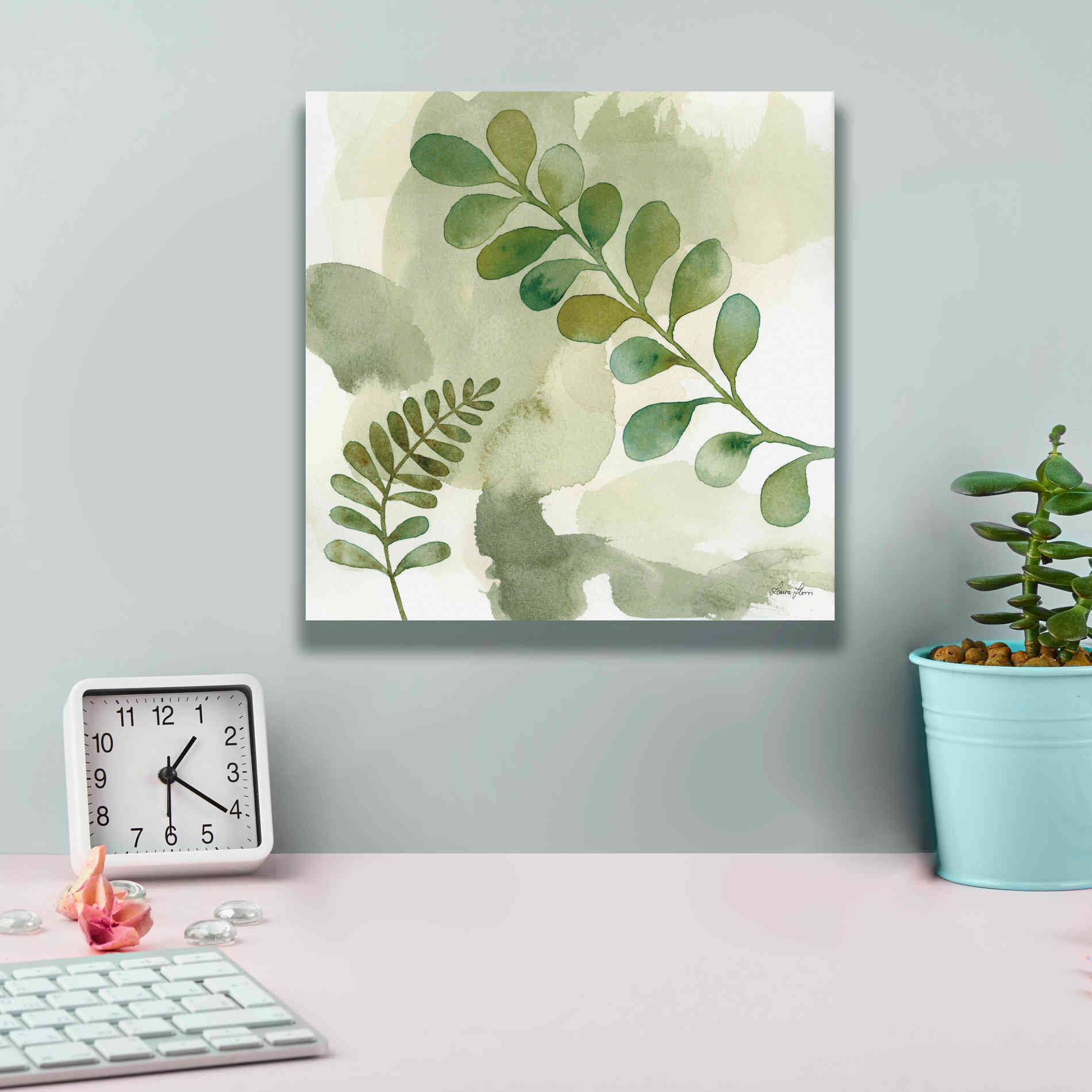 'Woodland Walk III' by Laura Horn, Canvas Wall Art,12 x 12