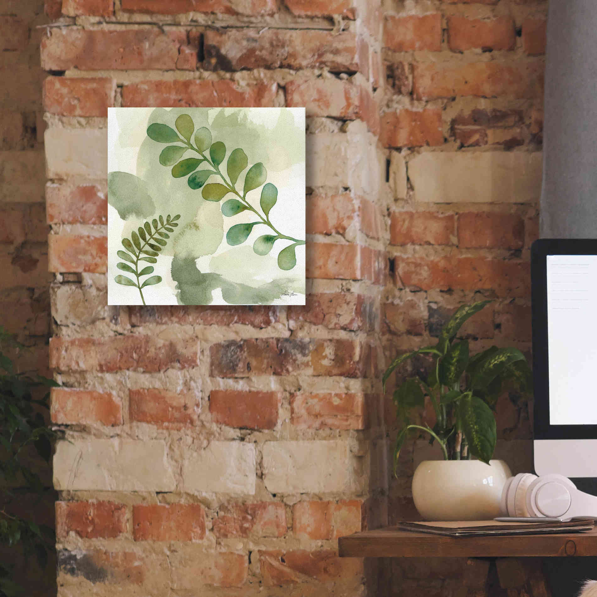 'Woodland Walk III' by Laura Horn, Canvas Wall Art,12 x 12