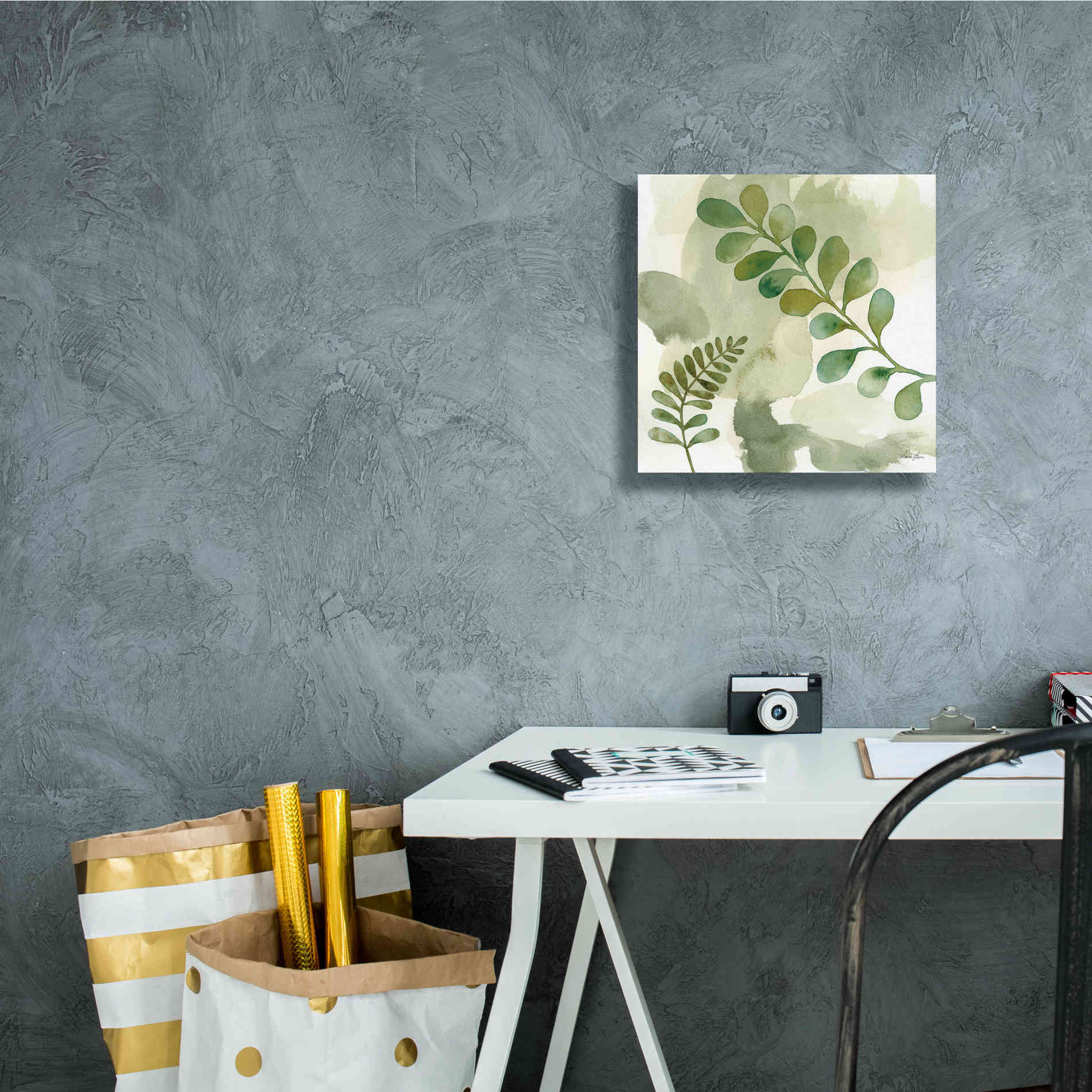 'Woodland Walk III' by Laura Horn, Canvas Wall Art,12 x 12