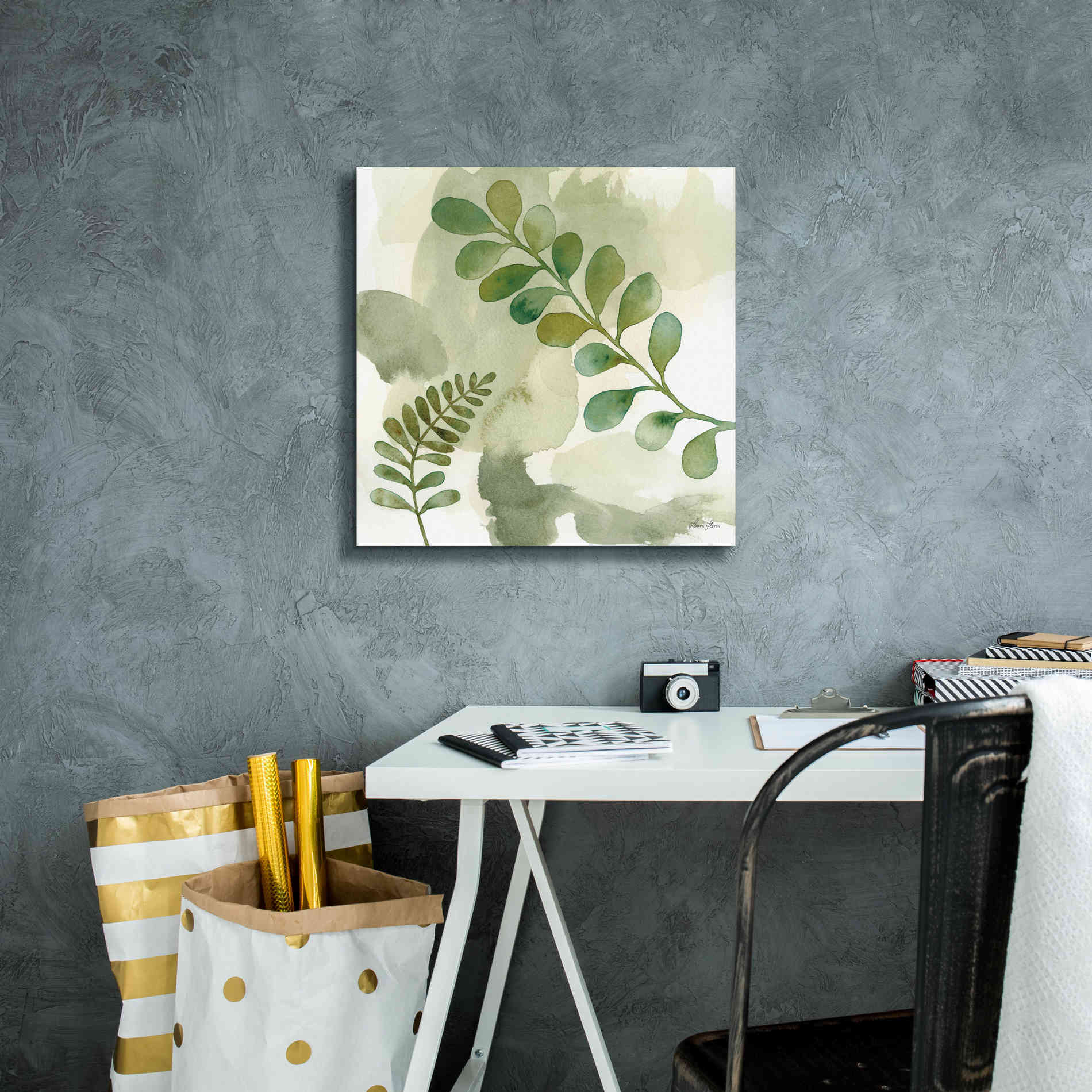 'Woodland Walk III' by Laura Horn, Canvas Wall Art,18 x 18