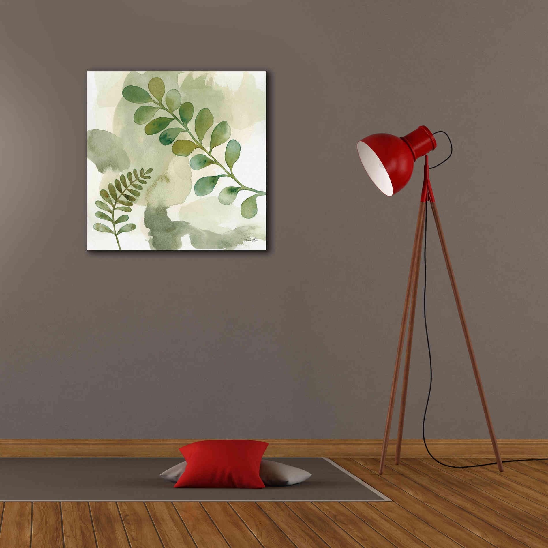 'Woodland Walk III' by Laura Horn, Canvas Wall Art,26 x 26