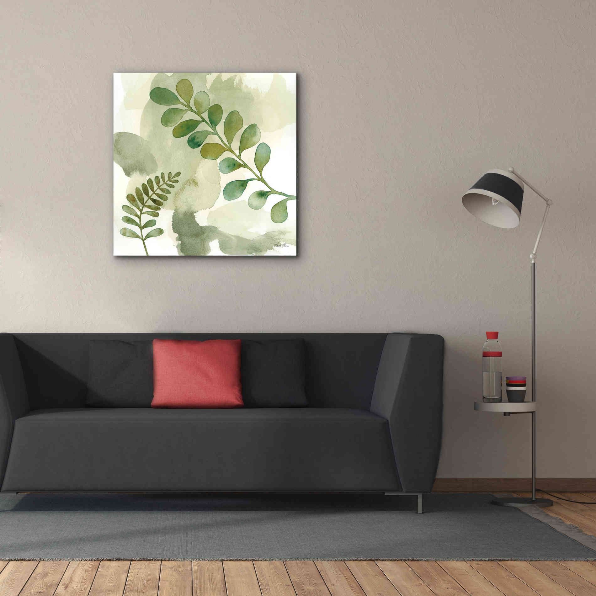 'Woodland Walk III' by Laura Horn, Canvas Wall Art,37 x 37