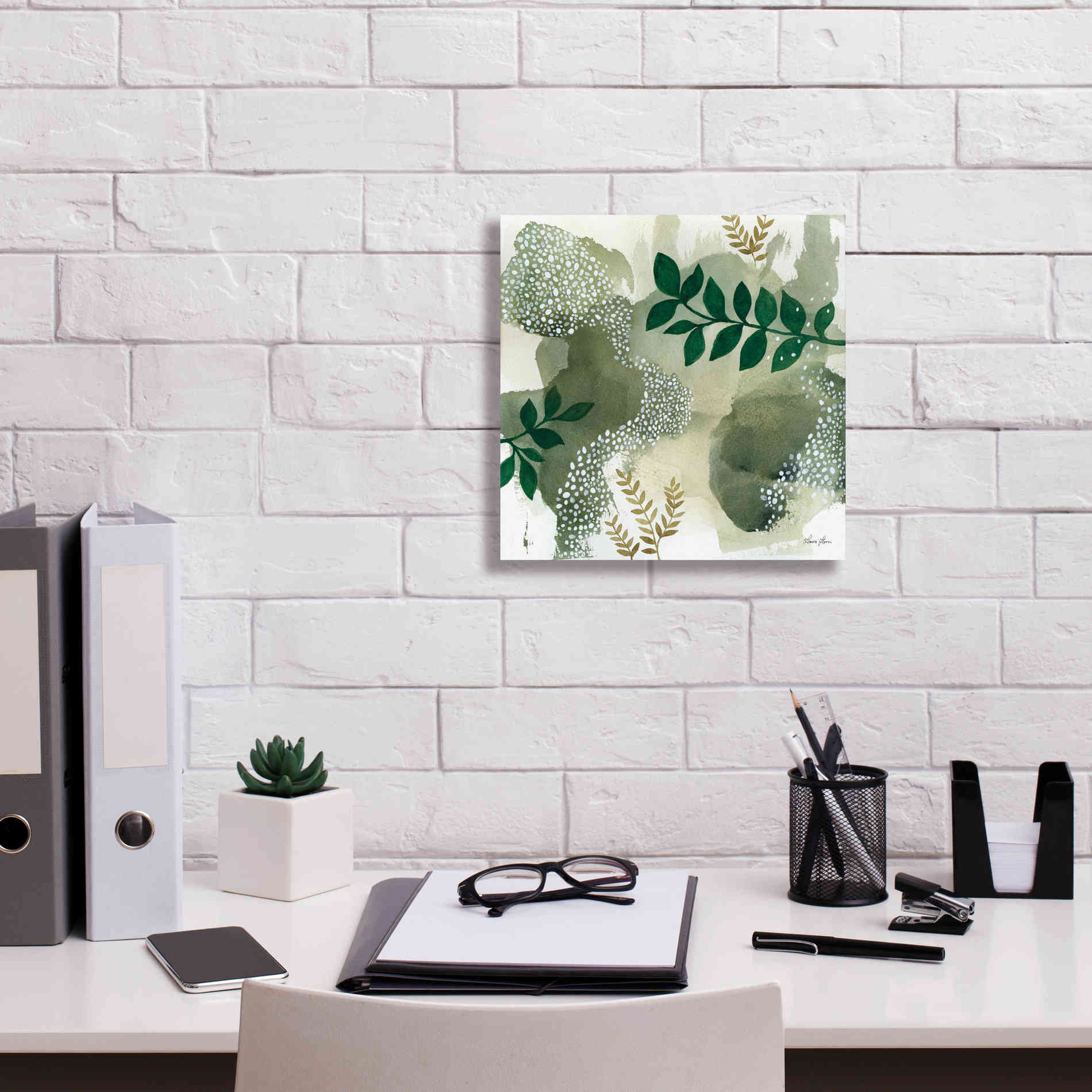 'Woodland Walk IV' by Laura Horn, Canvas Wall Art,12 x 12