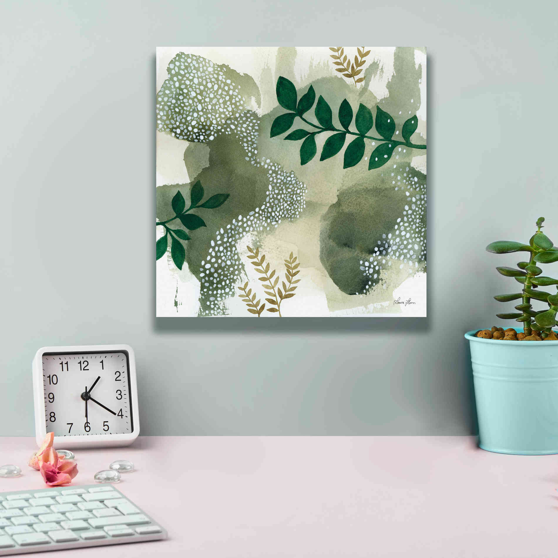 'Woodland Walk IV' by Laura Horn, Canvas Wall Art,12 x 12