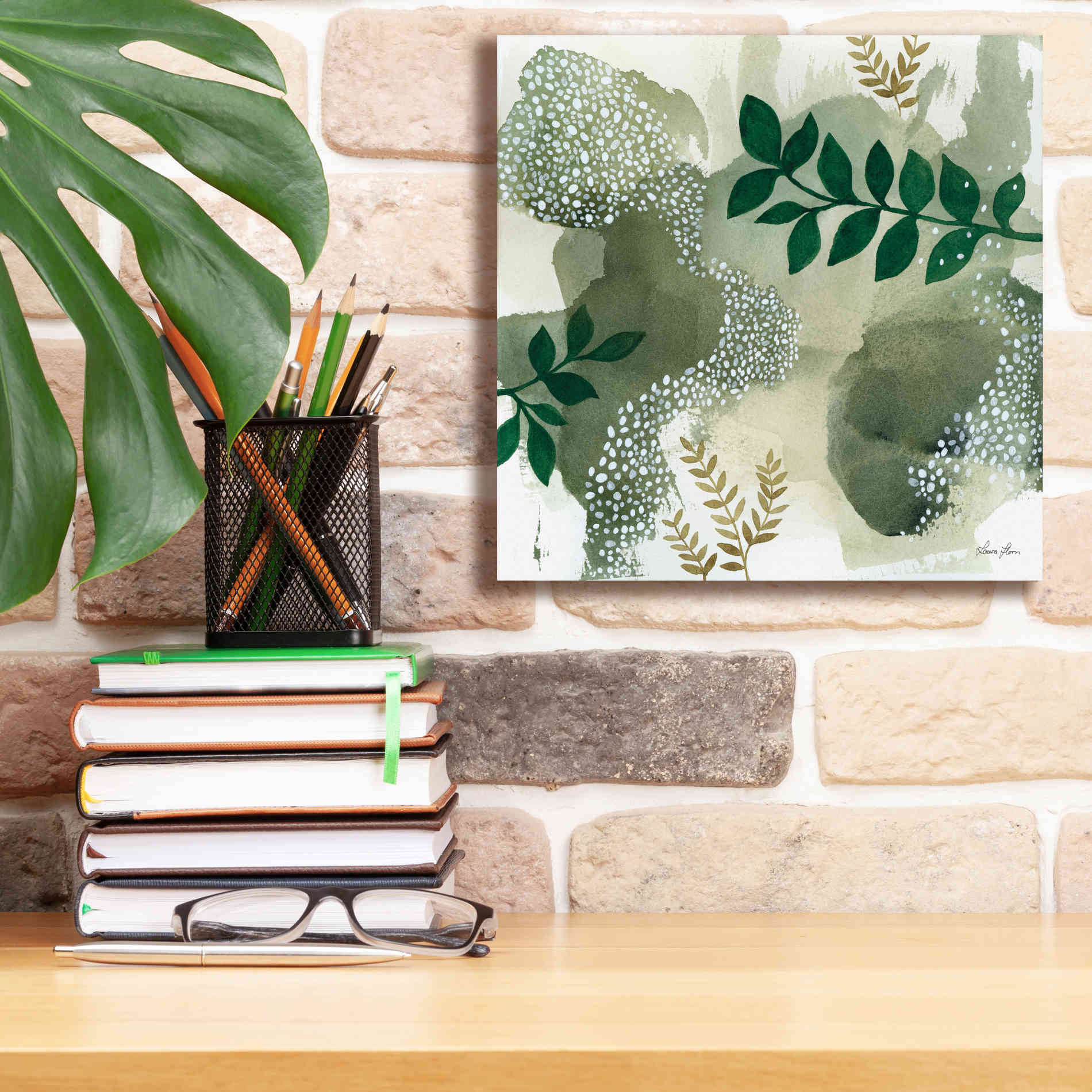 'Woodland Walk IV' by Laura Horn, Canvas Wall Art,12 x 12