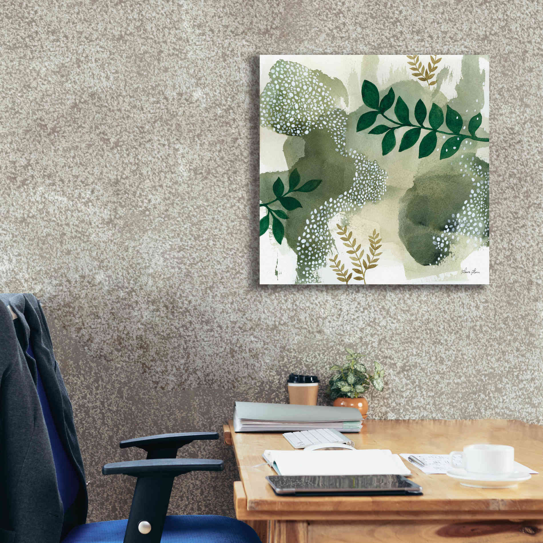 'Woodland Walk IV' by Laura Horn, Canvas Wall Art,26 x 26