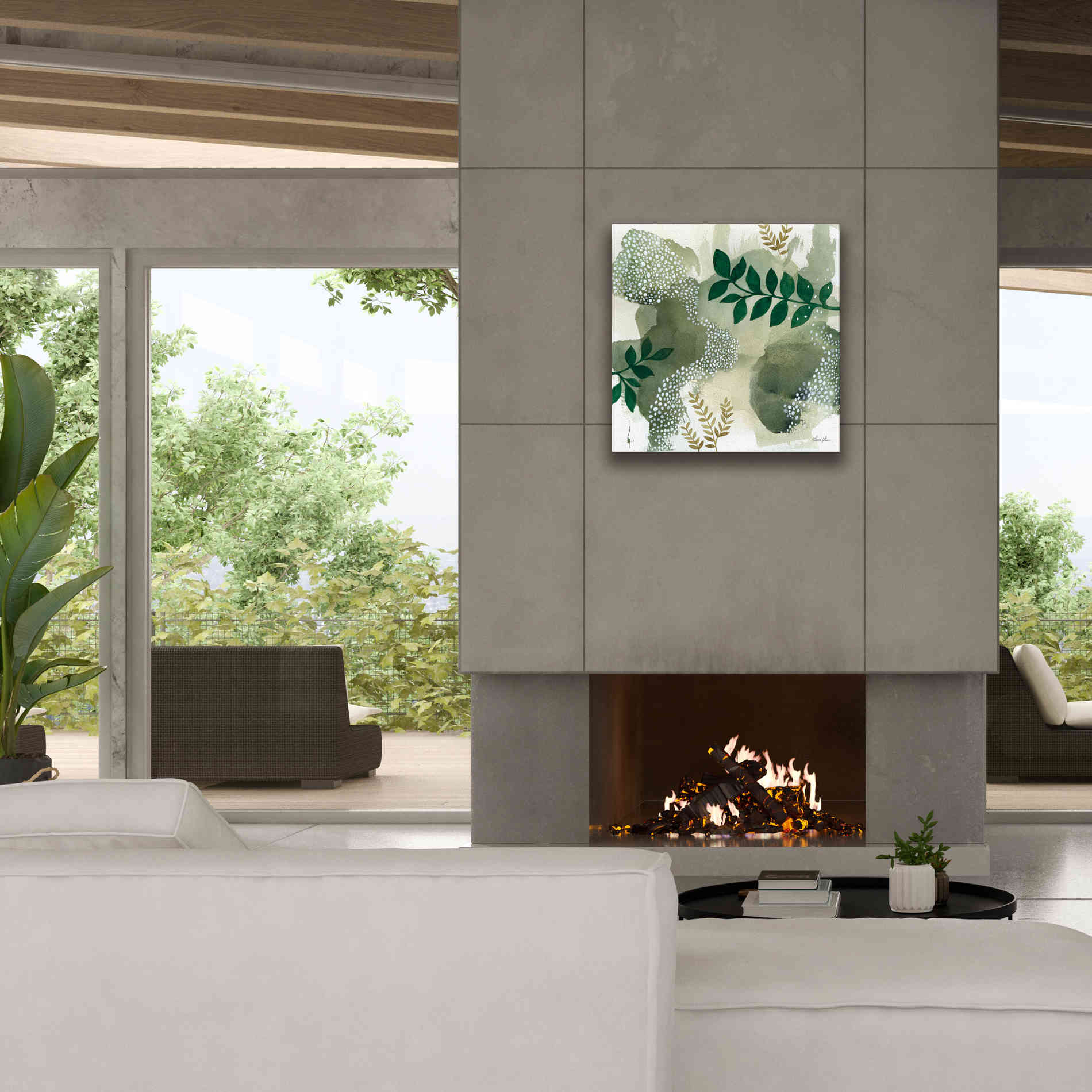 'Woodland Walk IV' by Laura Horn, Canvas Wall Art,26 x 26