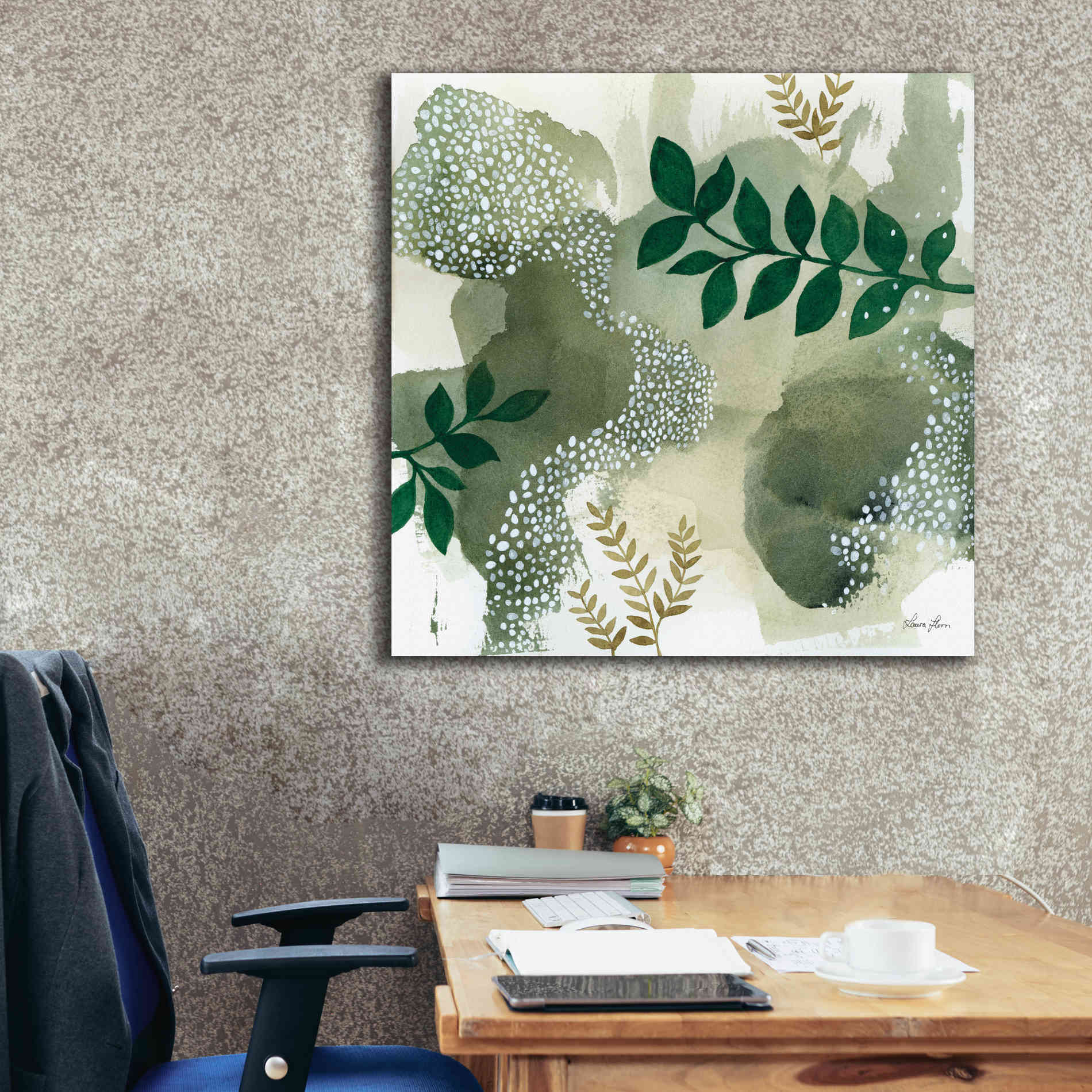 'Woodland Walk IV' by Laura Horn, Canvas Wall Art,37 x 37