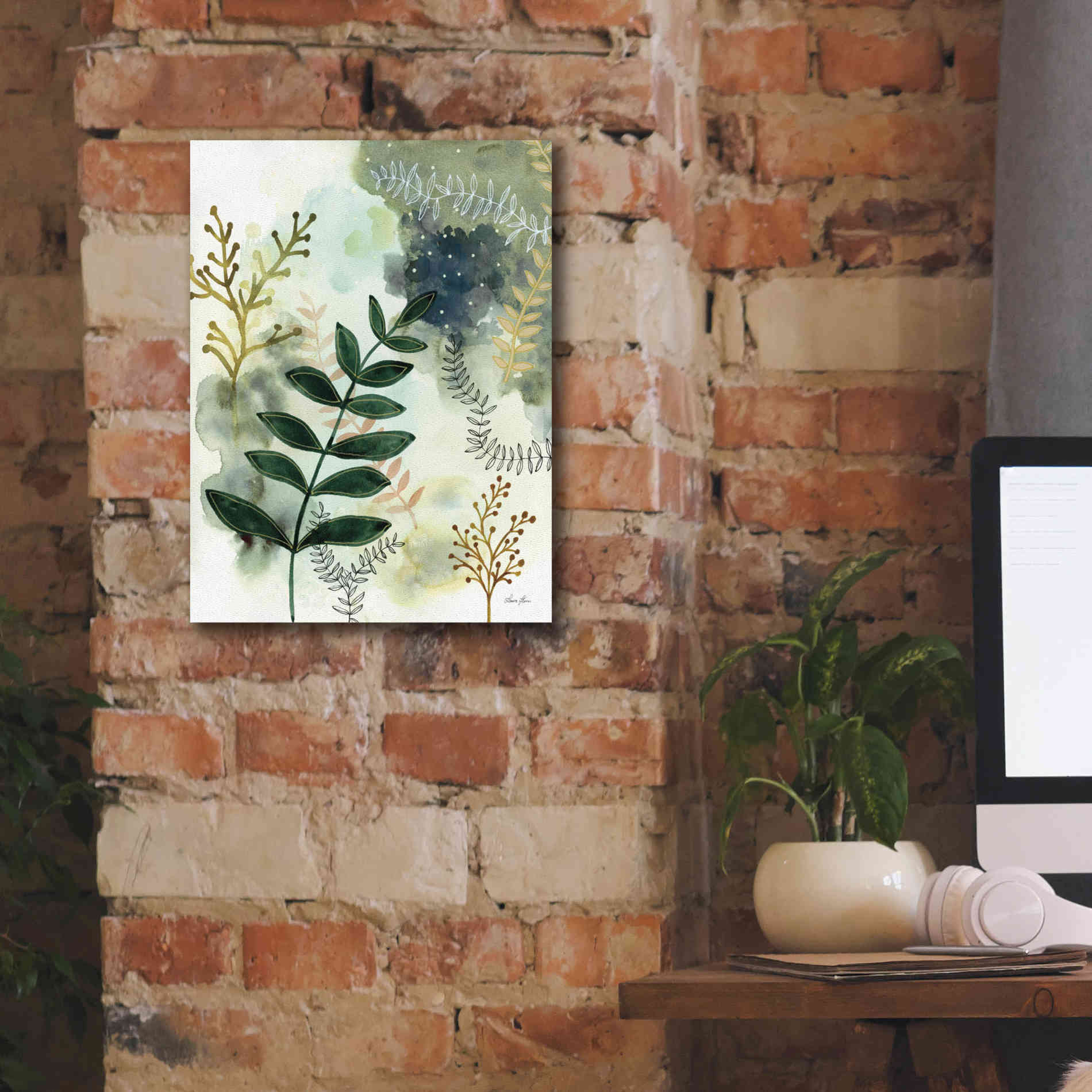 'Woodland Walk V' by Laura Horn, Canvas Wall Art,12 x 16