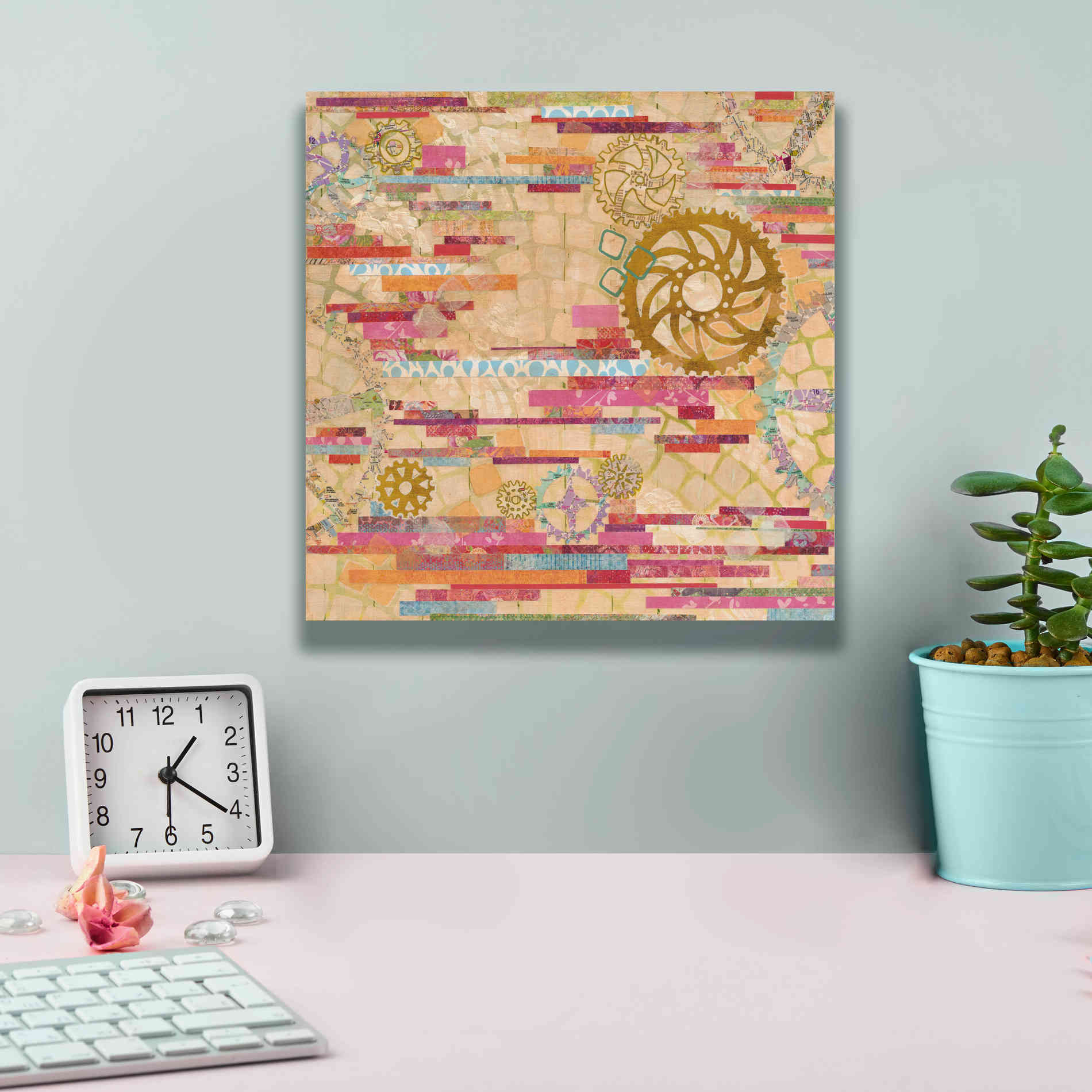 'EU Timetable I' by Kathy Ferguson, Canvas Wall Art,12 x 12