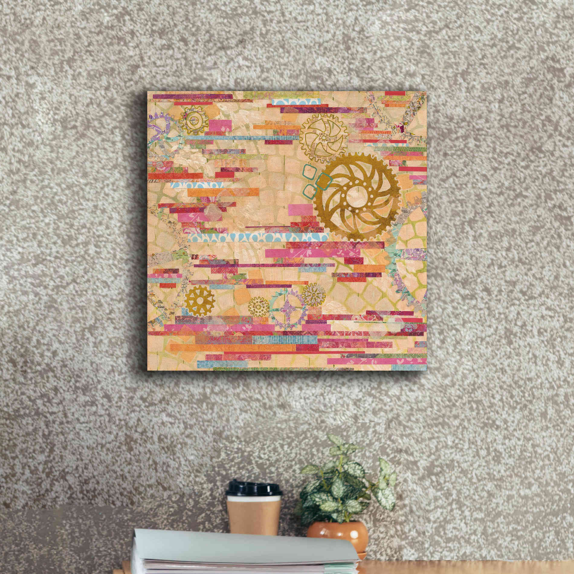 'EU Timetable I' by Kathy Ferguson, Canvas Wall Art,18 x 18