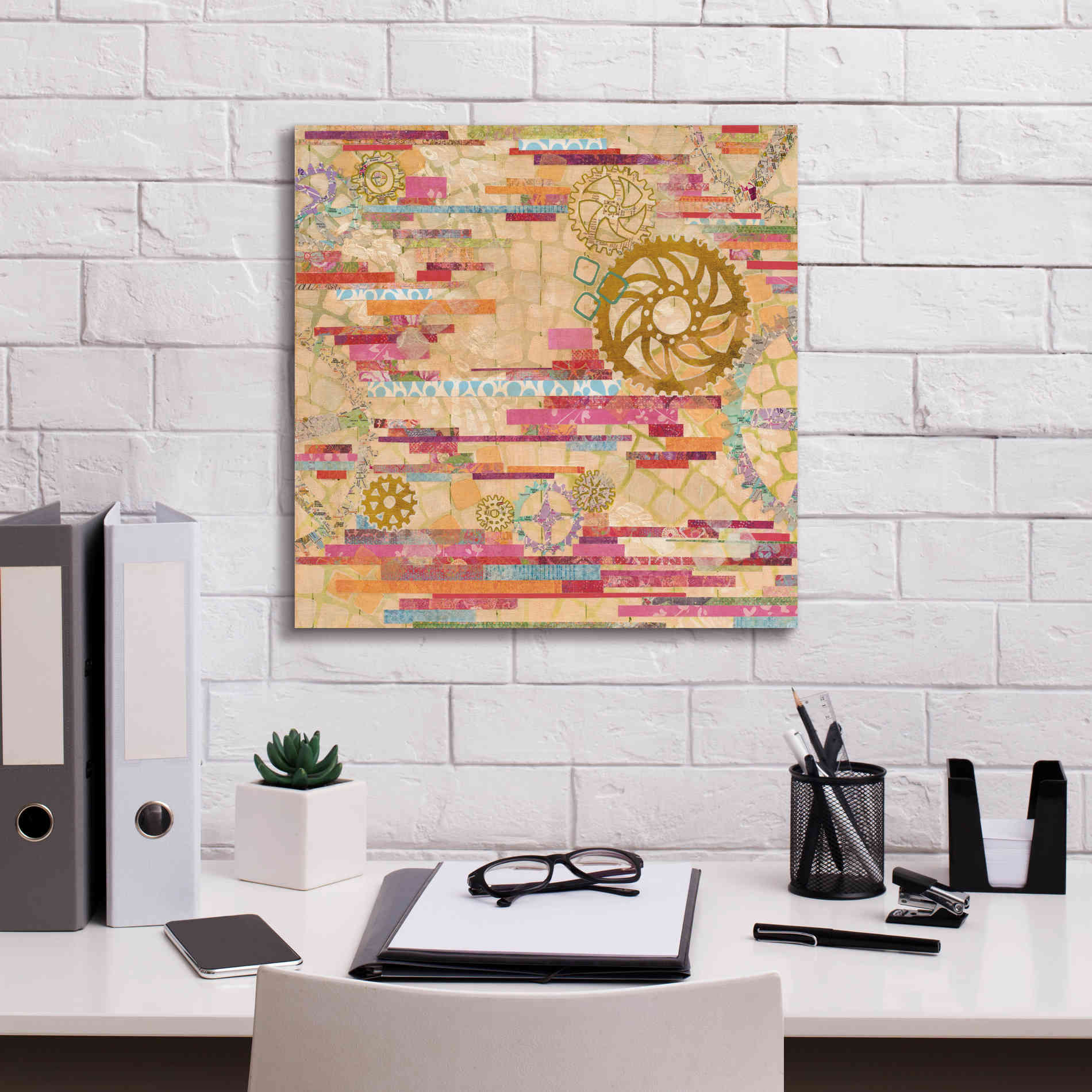 'EU Timetable I' by Kathy Ferguson, Canvas Wall Art,18 x 18