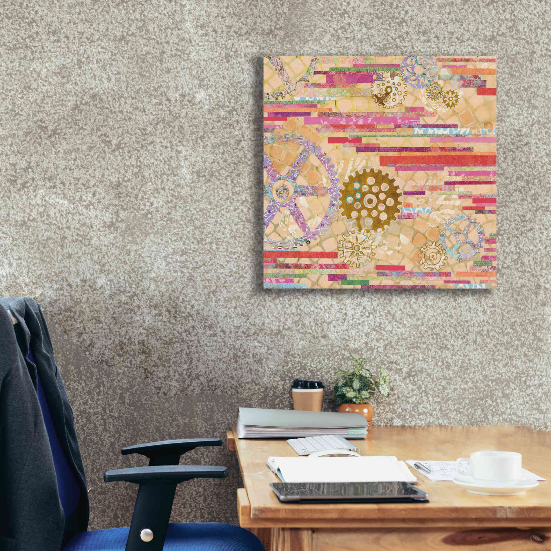 'EU Timetable II' by Kathy Ferguson, Canvas Wall Art,26 x 26