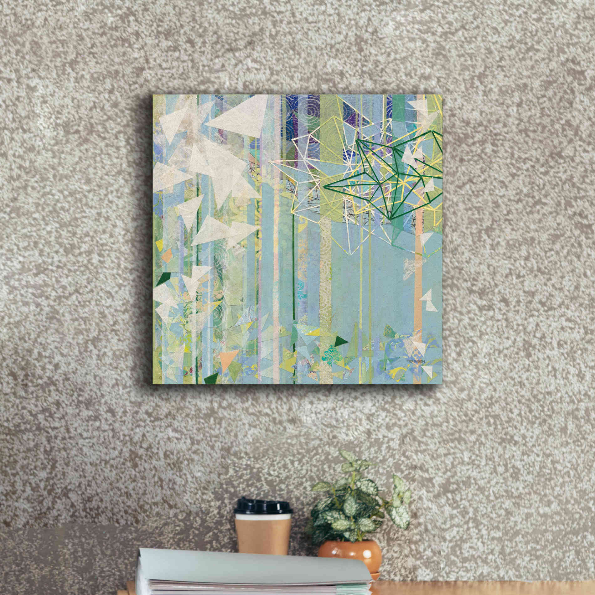 'Hanging Around I' by Kathy Ferguson, Canvas Wall Art,18 x 18